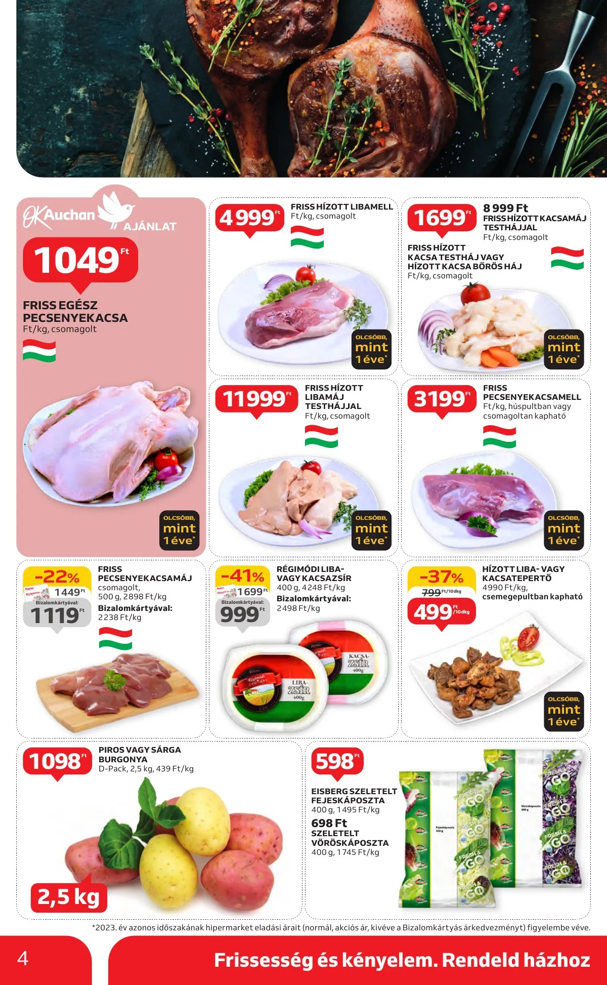 Auchan akciós újság Hipermarket 10.31–11.06 – 4. oldal