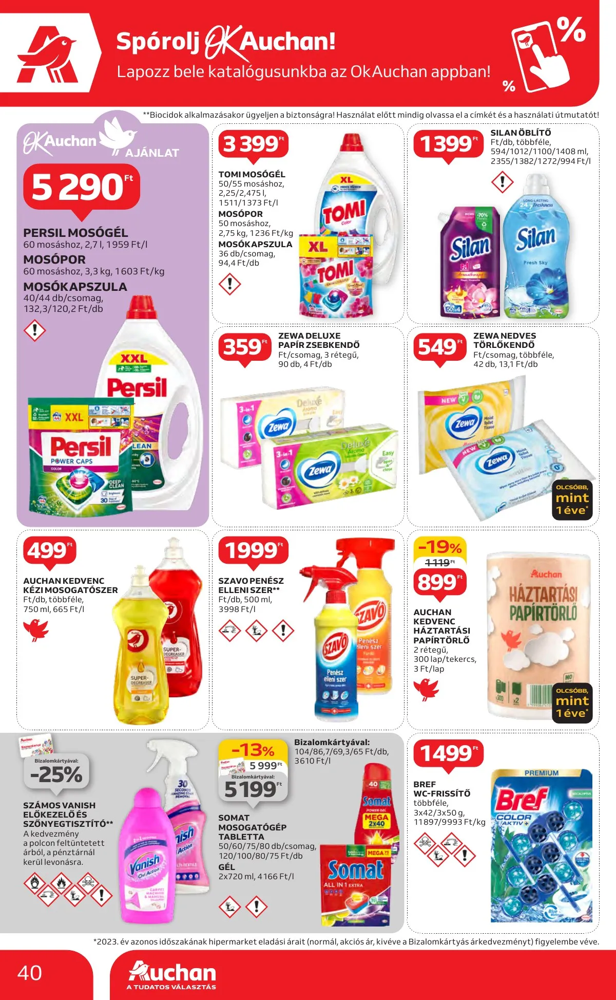 Auchan akciós újság Hipermarket 10.31–11.06 – 40. oldal