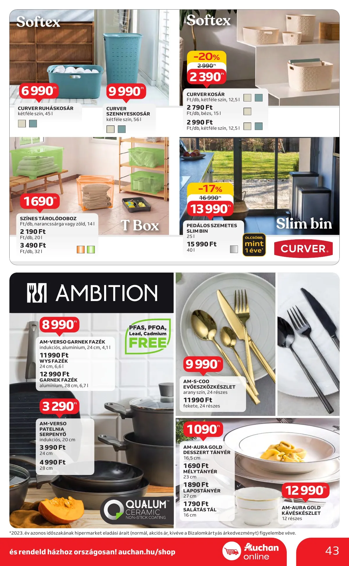 Auchan akciós újság Hipermarket 10.31–11.06 – 43. oldal