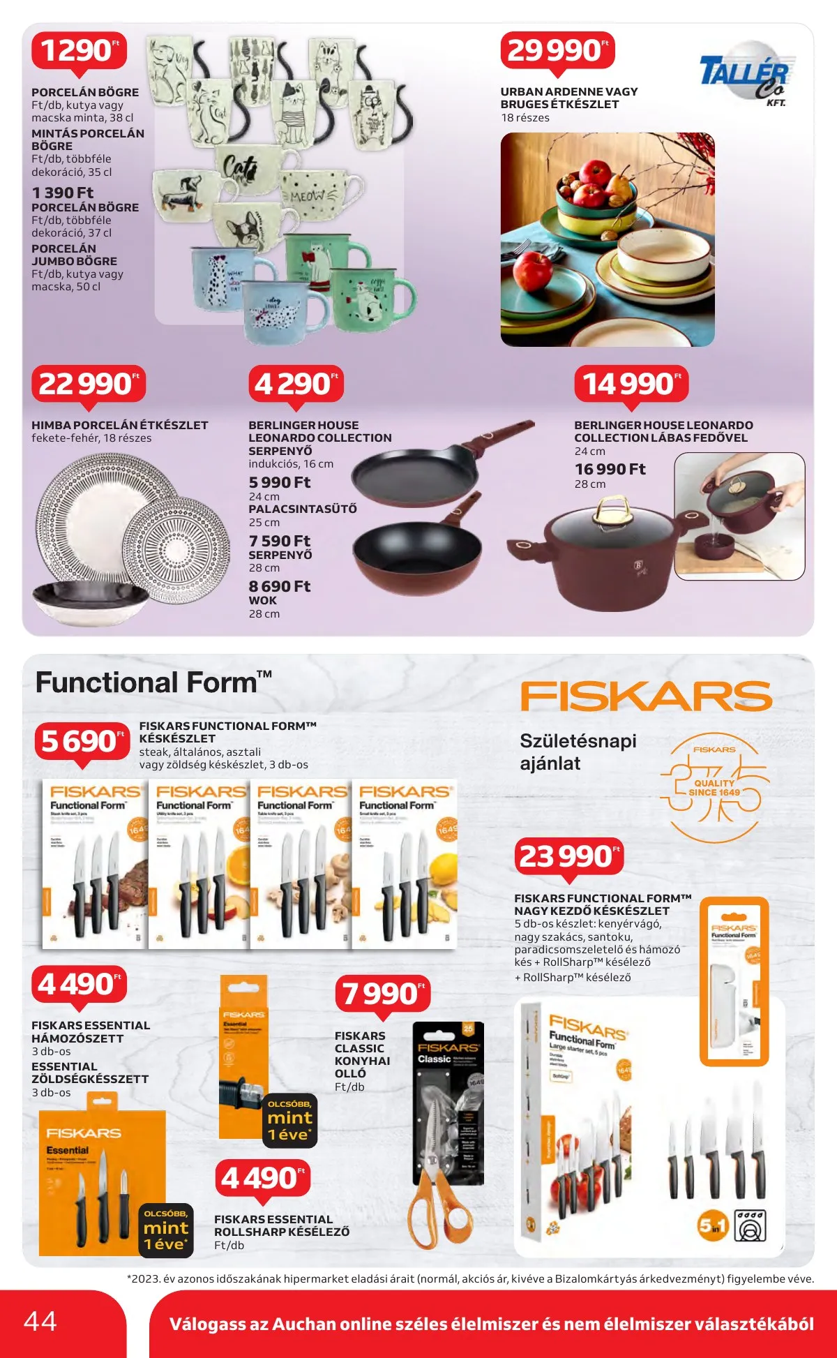 Auchan akciós újság Hipermarket 10.31–11.06 – 44. oldal