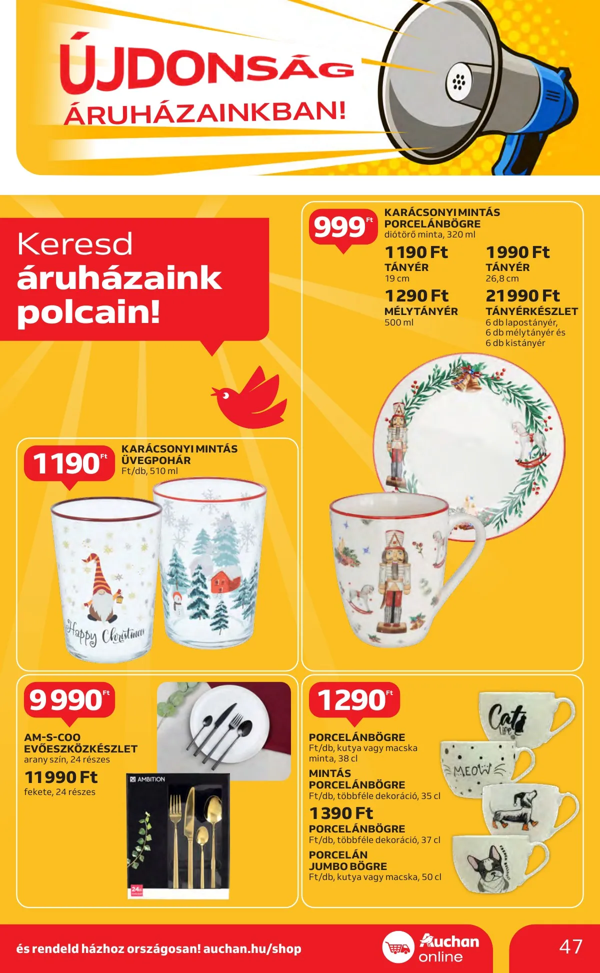 Auchan akciós újság Hipermarket 10.31–11.06 – 47. oldal