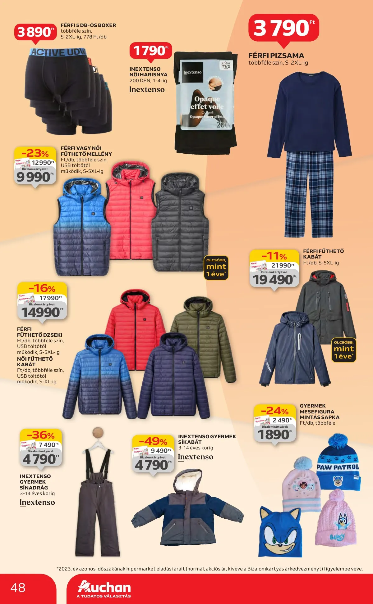 Auchan akciós újság Hipermarket 10.31–11.06 – 48. oldal