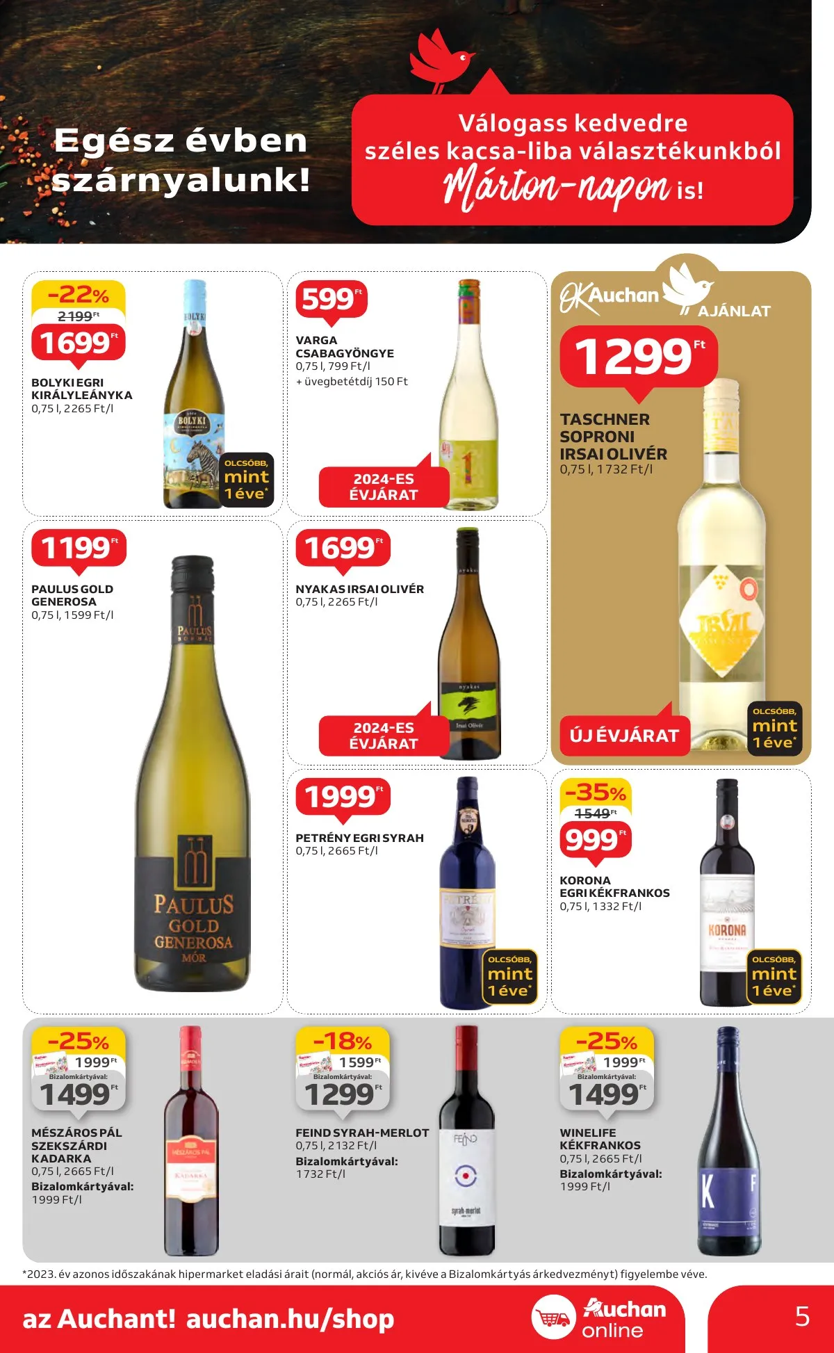 Auchan akciós újság Hipermarket 10.31–11.06 – 5. oldal