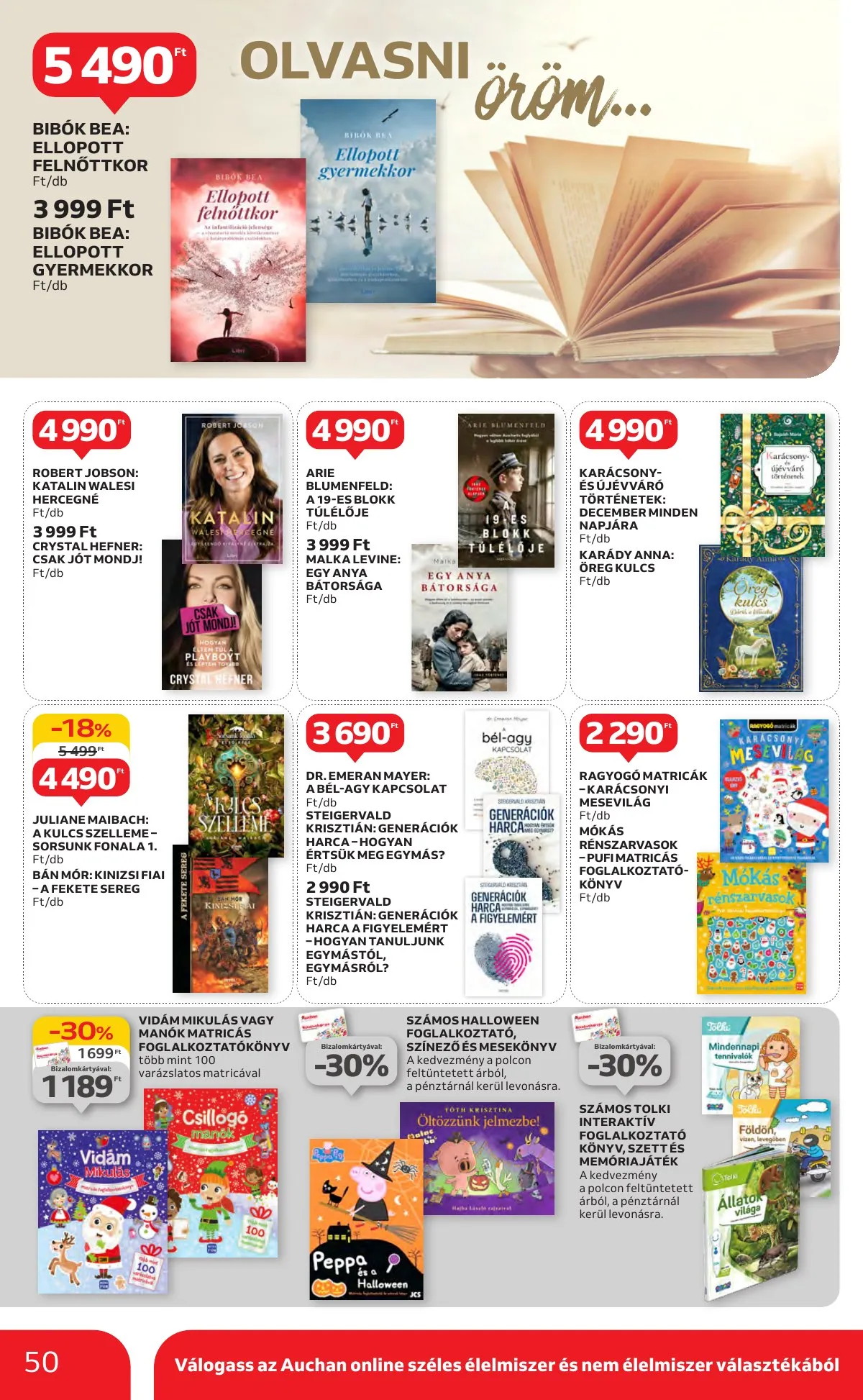 Auchan akciós újság Hipermarket 10.31–11.06 – 50. oldal