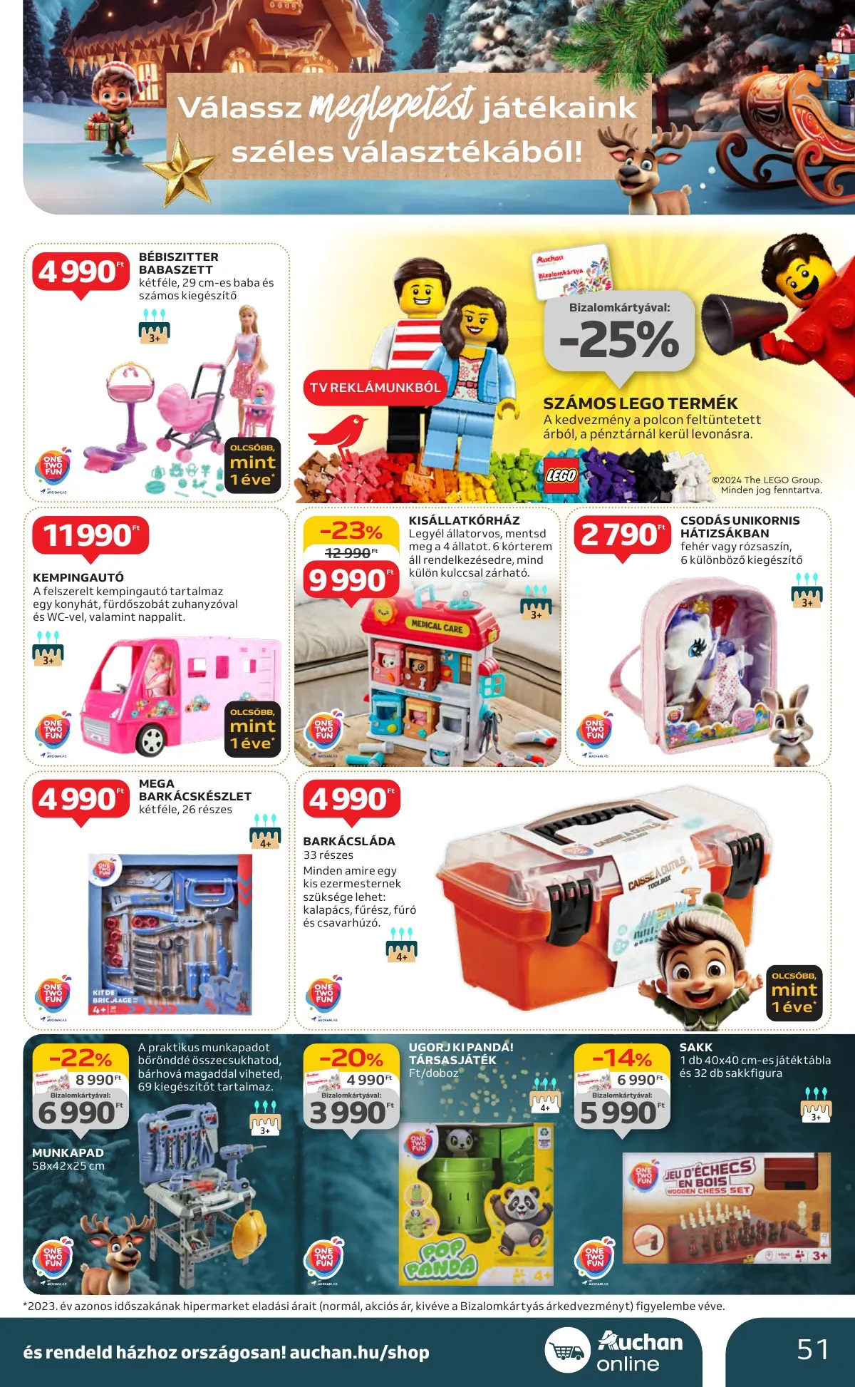 Auchan akciós újság Hipermarket 10.31–11.06 – 51. oldal