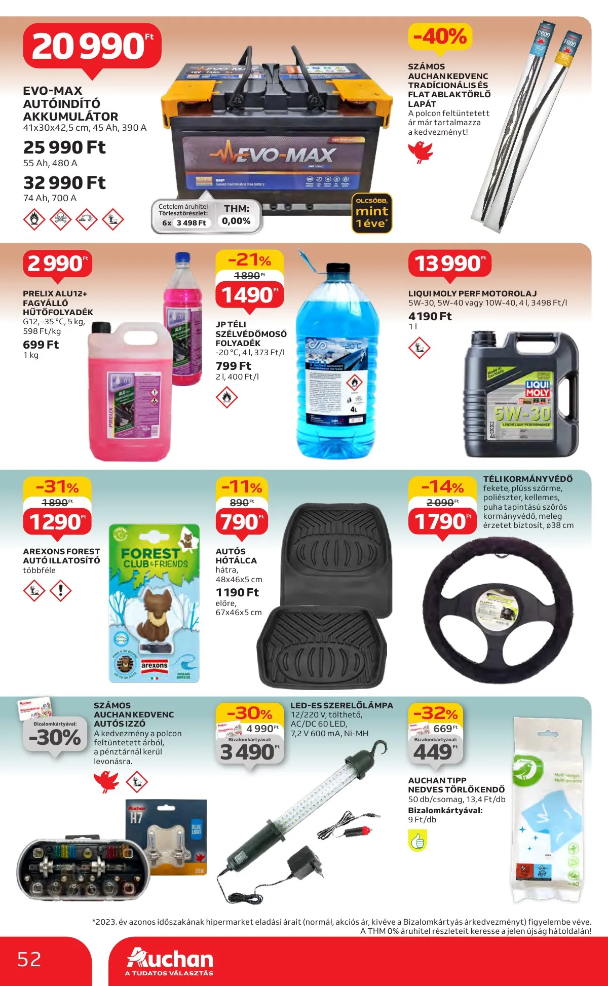 Auchan akciós újság Hipermarket 10.31–11.06 – 52. oldal