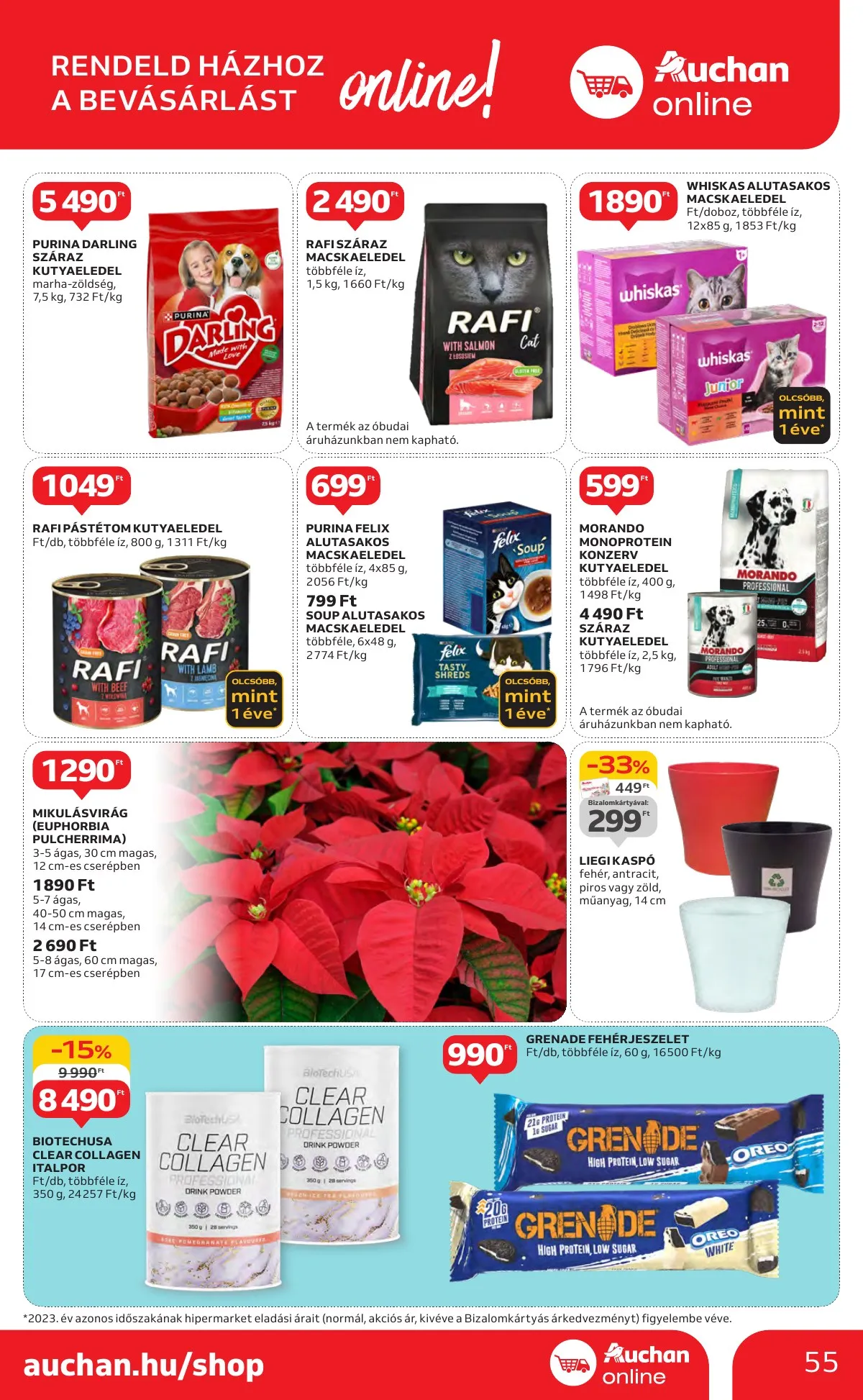 Auchan akciós újság Hipermarket 10.31–11.06 – 55. oldal
