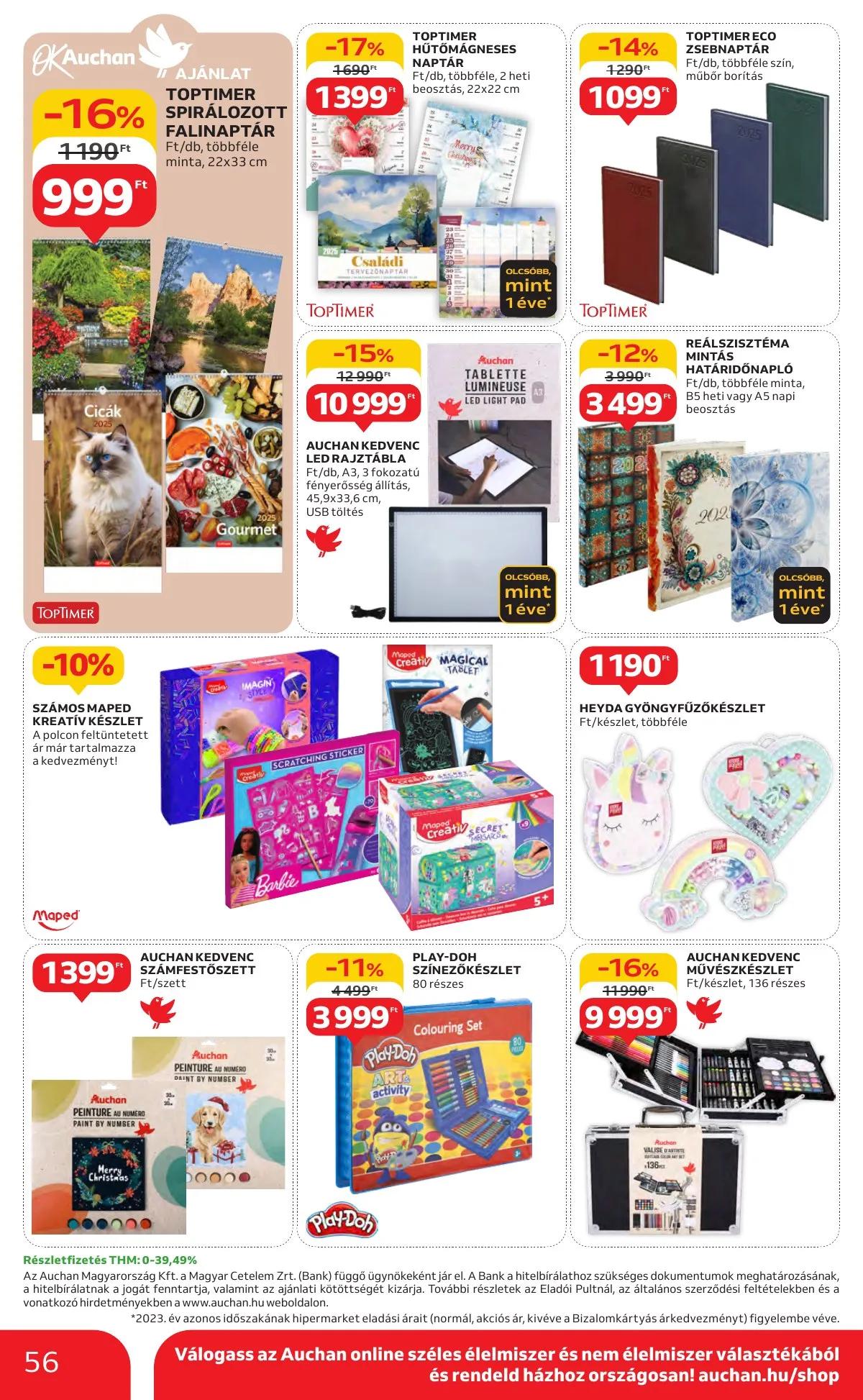 Auchan akciós újság Hipermarket 10.31–11.06 – 56. oldal