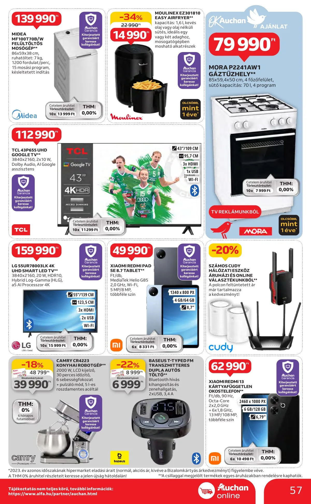 Auchan akciós újság Hipermarket 10.31–11.06 – 57. oldal