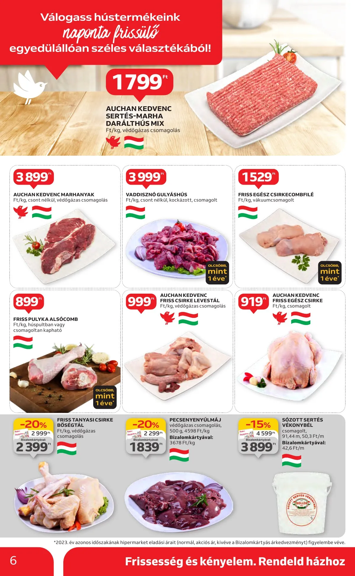 Auchan akciós újság Hipermarket 10.31–11.06 – 6. oldal