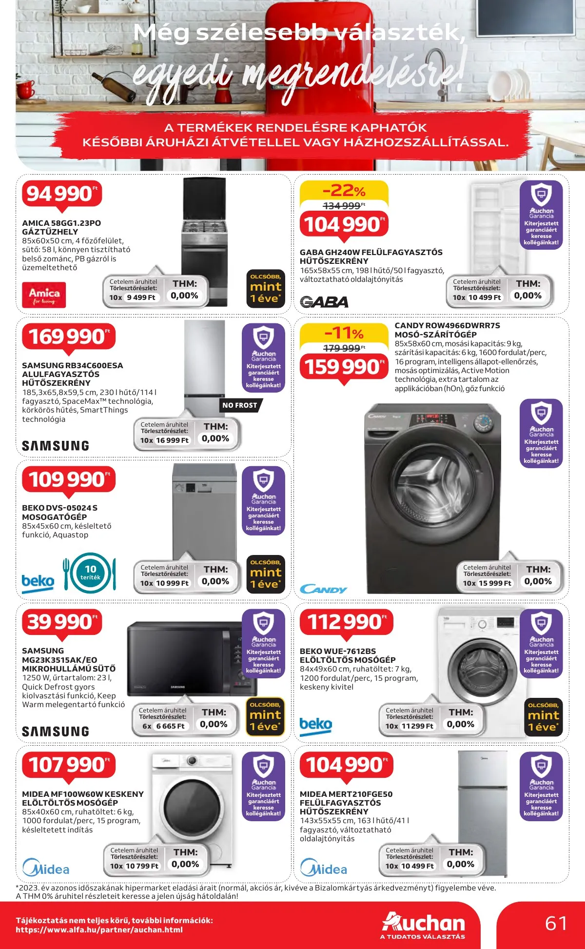 Auchan akciós újság Hipermarket 10.31–11.06 – 61. oldal