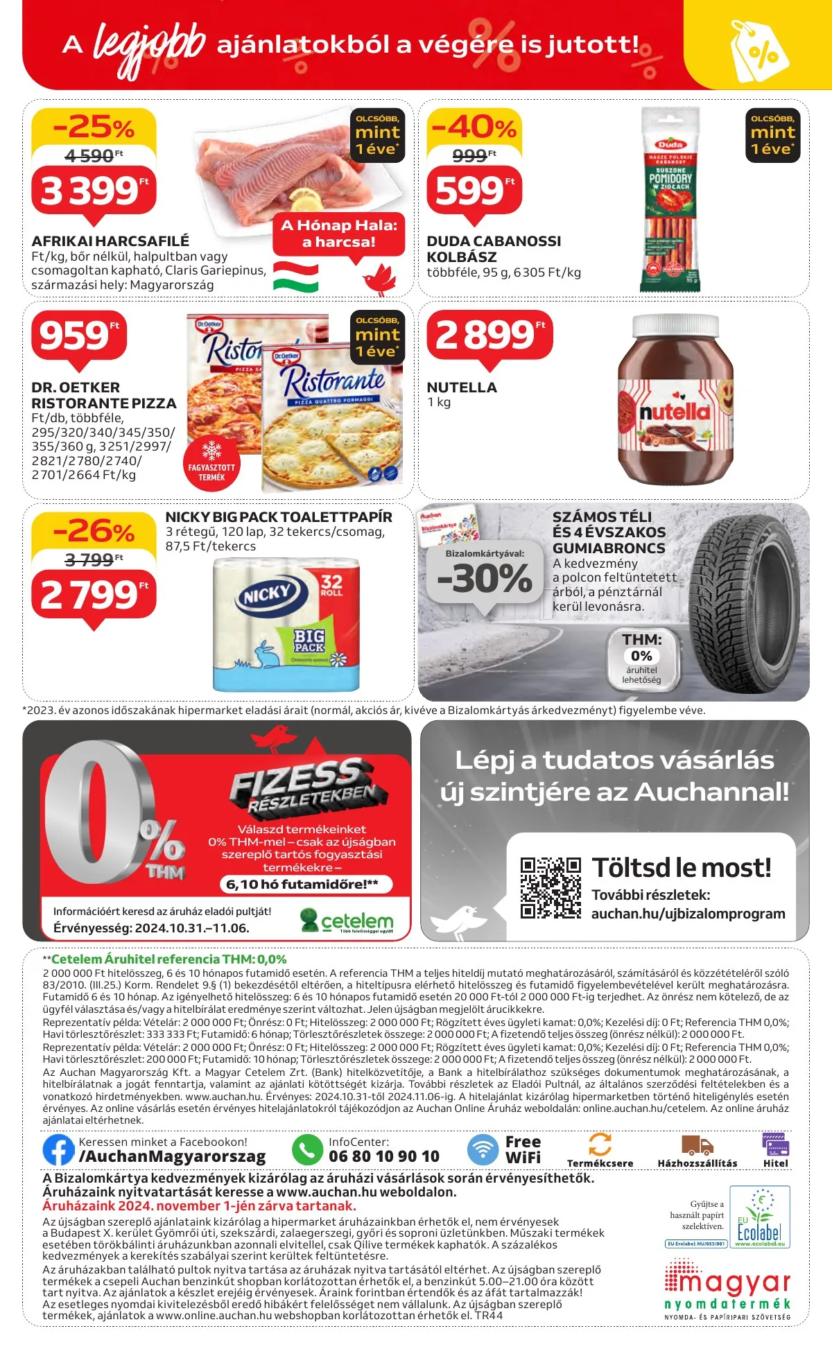 Auchan akciós újság Hipermarket 10.31–11.06 – 62. oldal