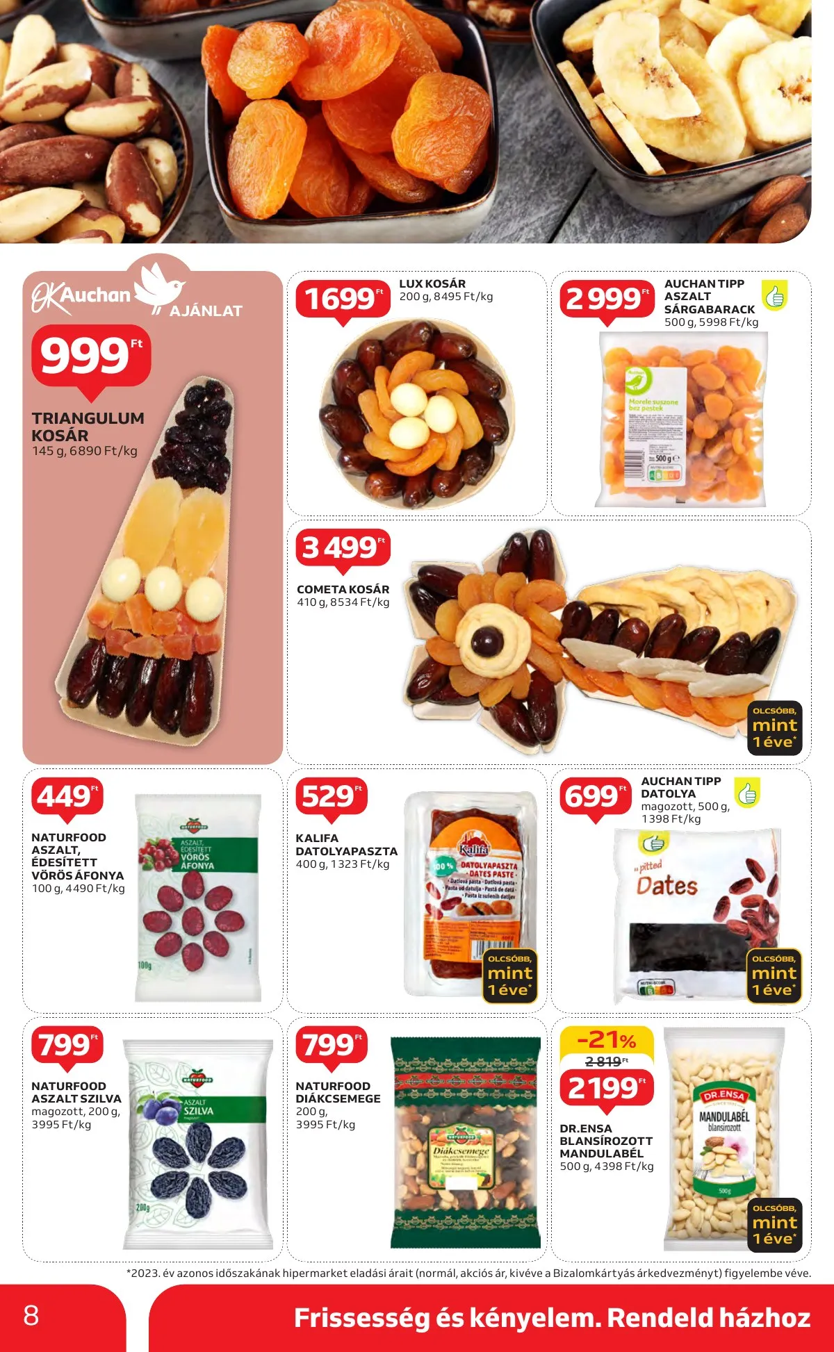 Auchan akciós újság Hipermarket 10.31–11.06 – 8. oldal