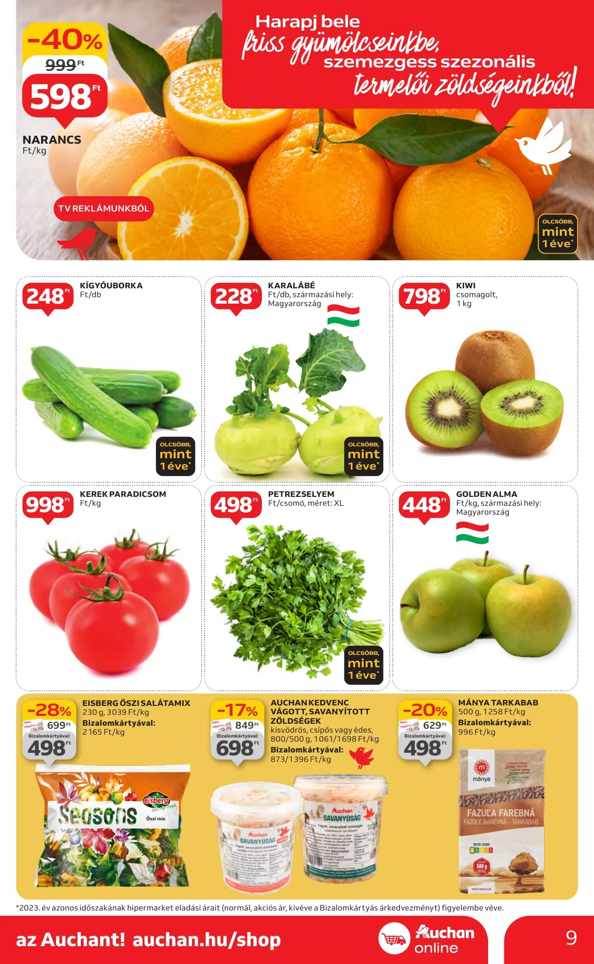 Auchan akciós újság Hipermarket 10.31–11.06 – 9. oldal