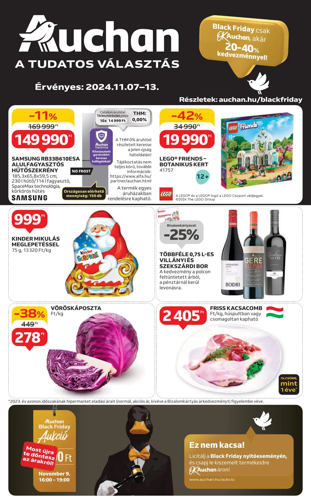 Auchan akciós újság Hipermarket 11.07–11.13