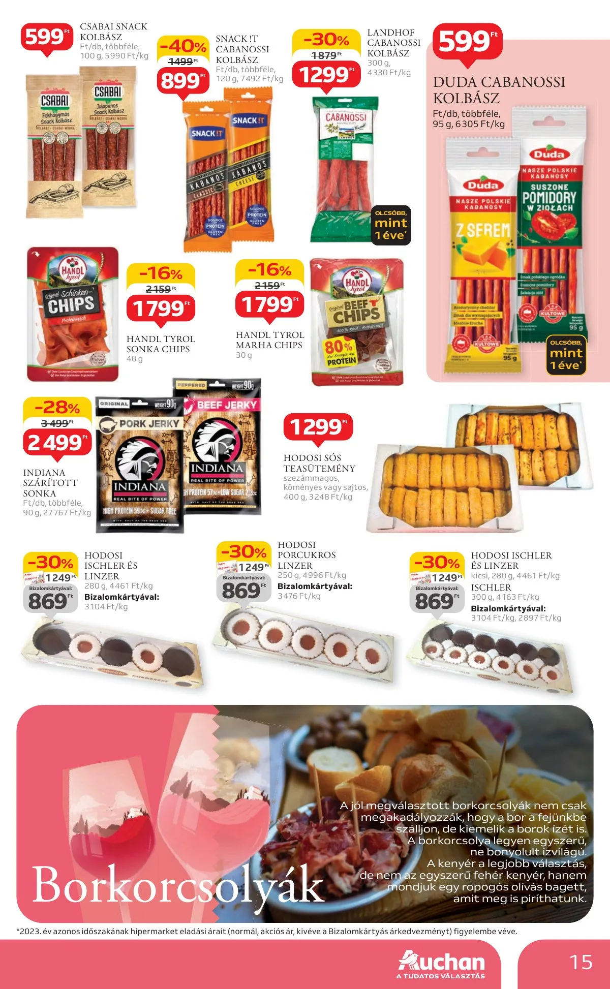 Auchan akciós újság Hipermarket 11.07–11.13 – 15. oldal