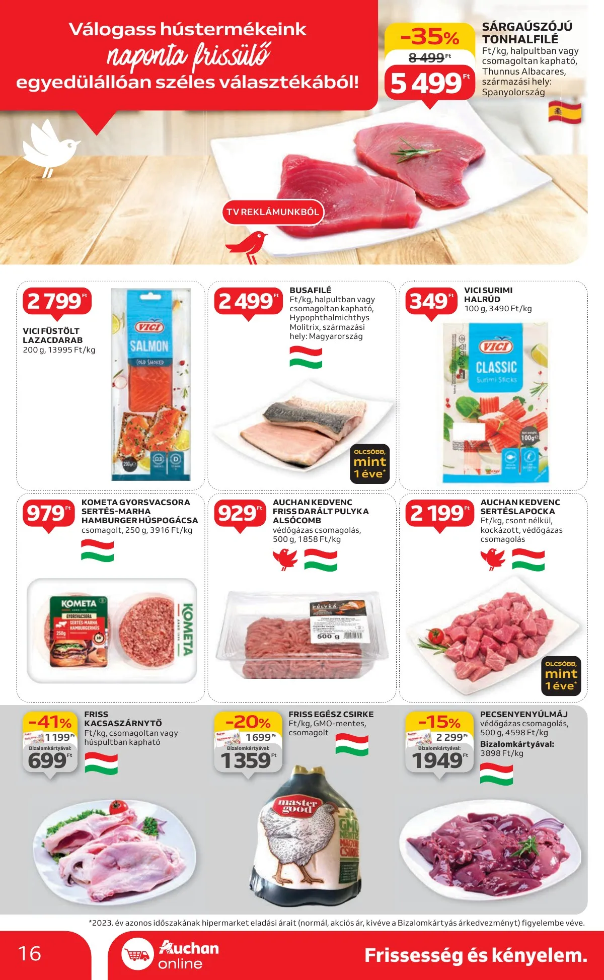 Auchan akciós újság Hipermarket 11.07–11.13 – 16. oldal