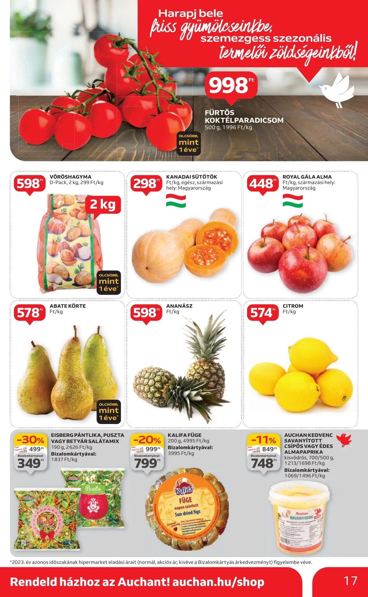 Auchan akciós újság Hipermarket 11.07–11.13 – 17. oldal