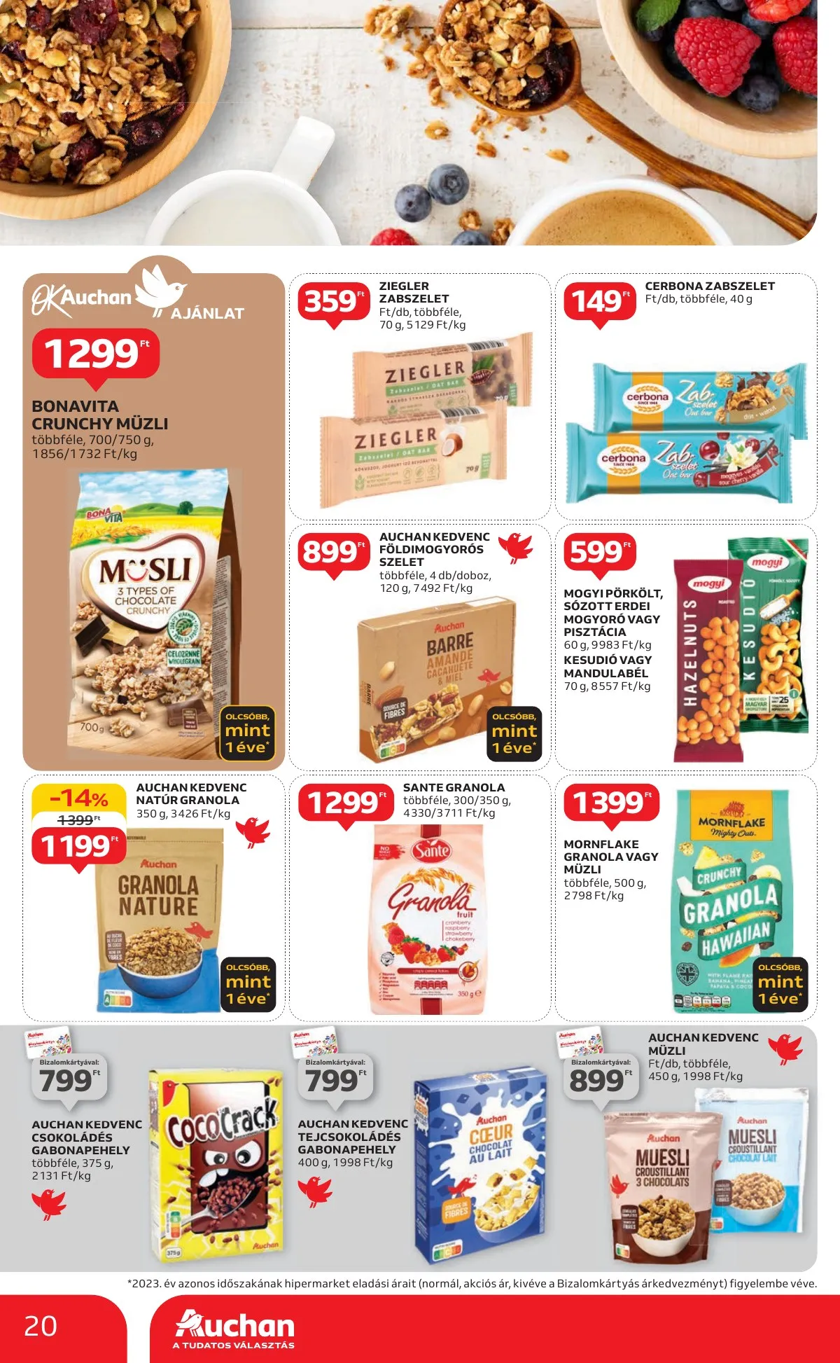 Auchan akciós újság Hipermarket 11.07–11.13 – 20. oldal