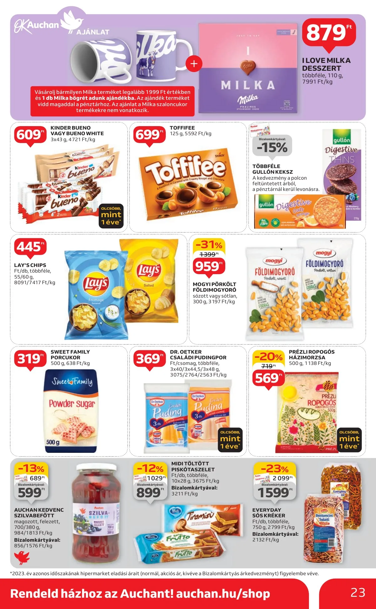 Auchan akciós újság Hipermarket 11.07–11.13 – 23. oldal