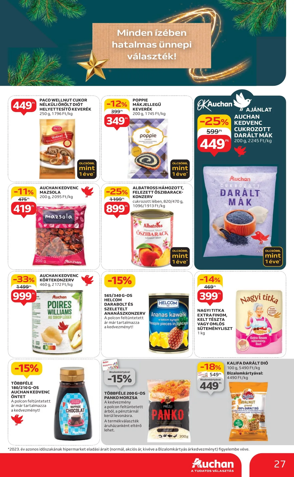 Auchan akciós újság Hipermarket 11.07–11.13 – 27. oldal