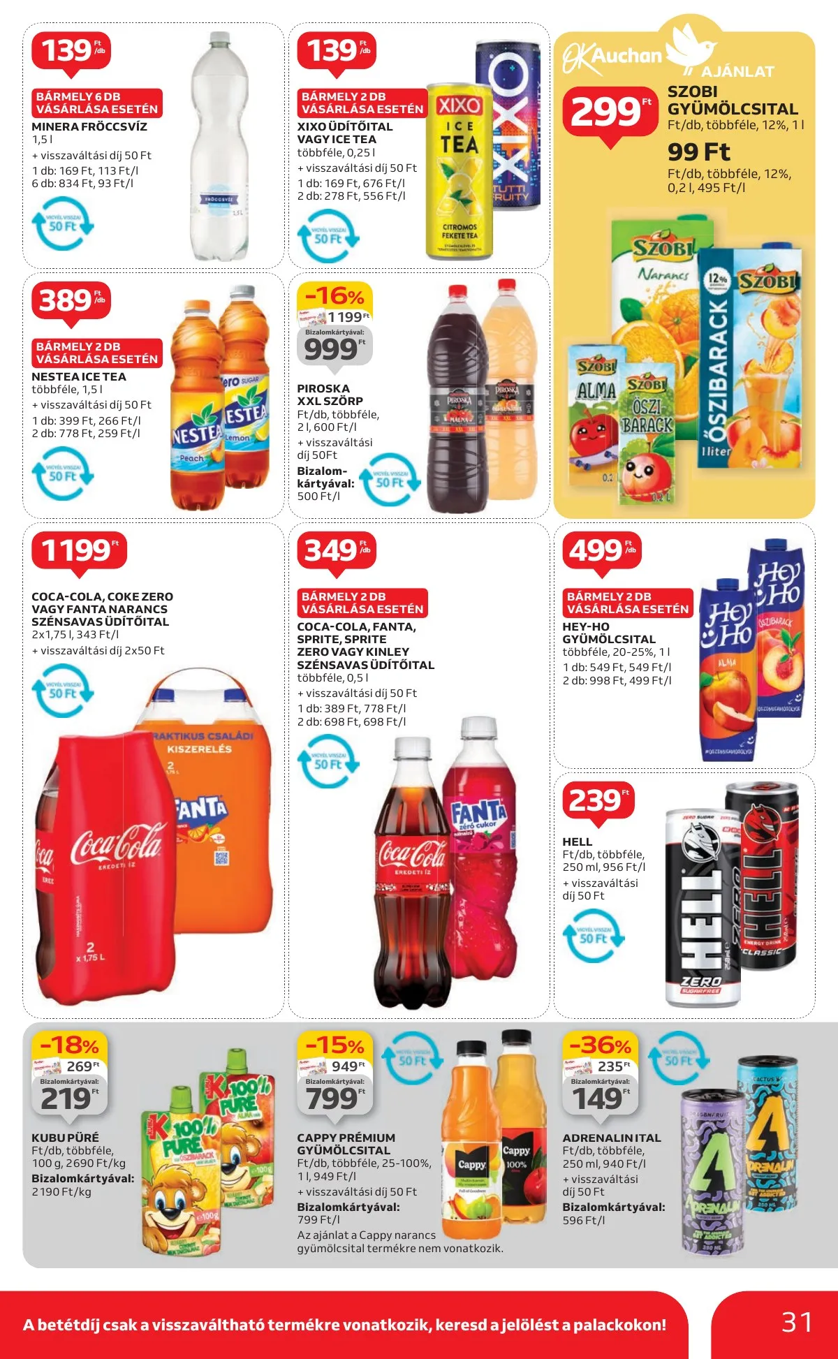 Auchan akciós újság Hipermarket 11.07–11.13 – 31. oldal