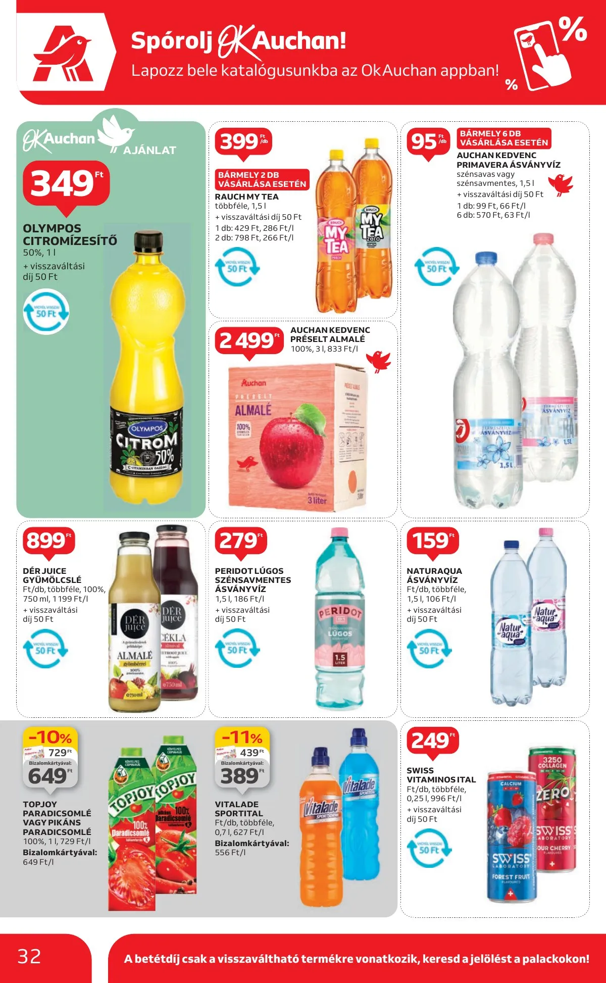 Auchan akciós újság Hipermarket 11.07–11.13 – 32. oldal