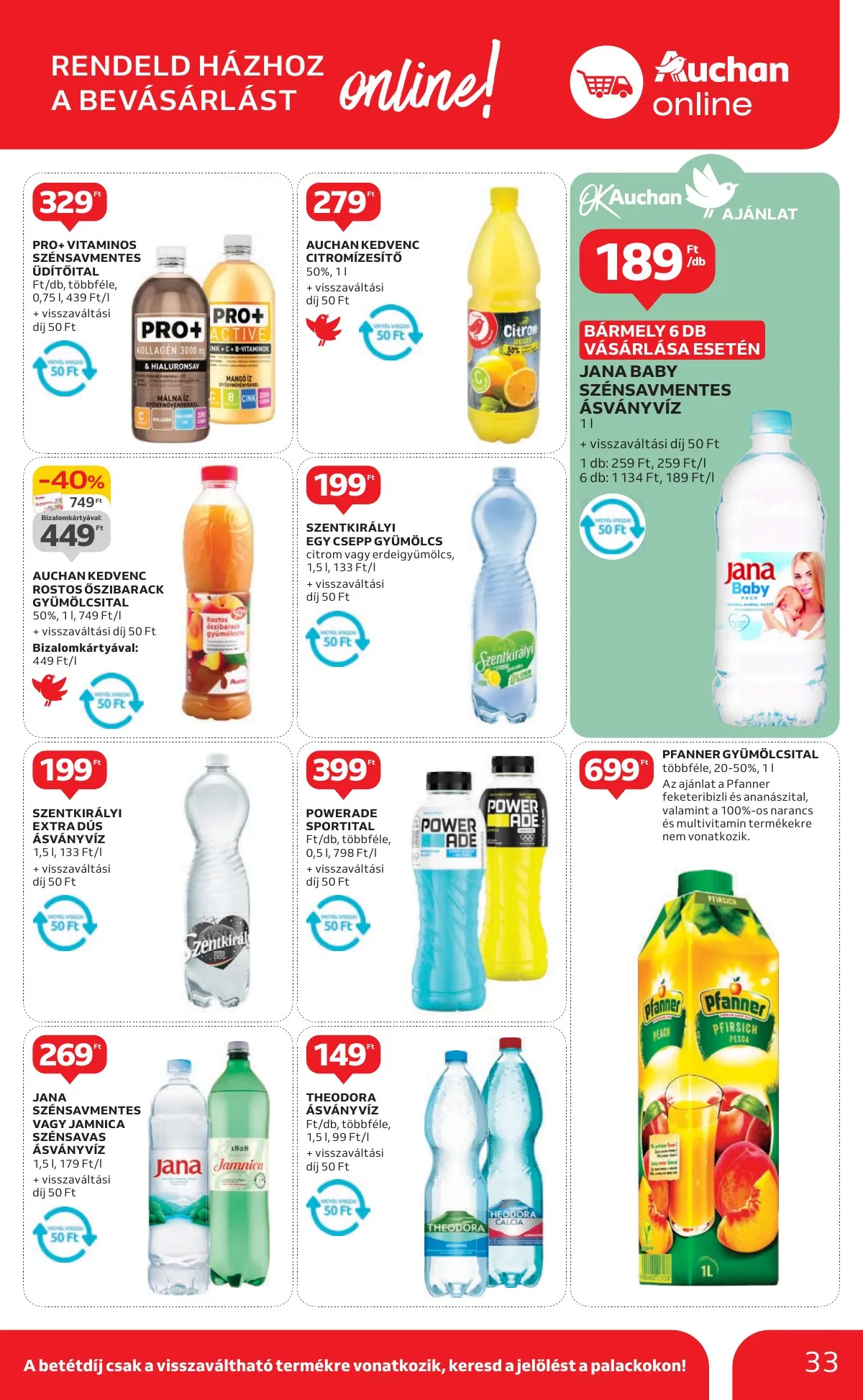 Auchan akciós újság Hipermarket 11.07–11.13 – 33. oldal