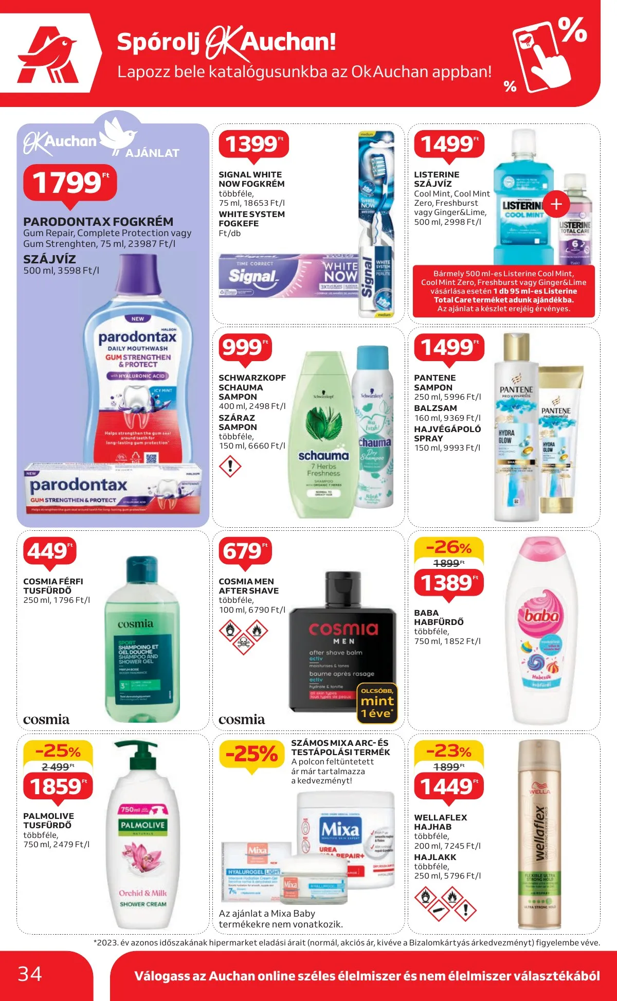 Auchan akciós újság Hipermarket 11.07–11.13 – 34. oldal