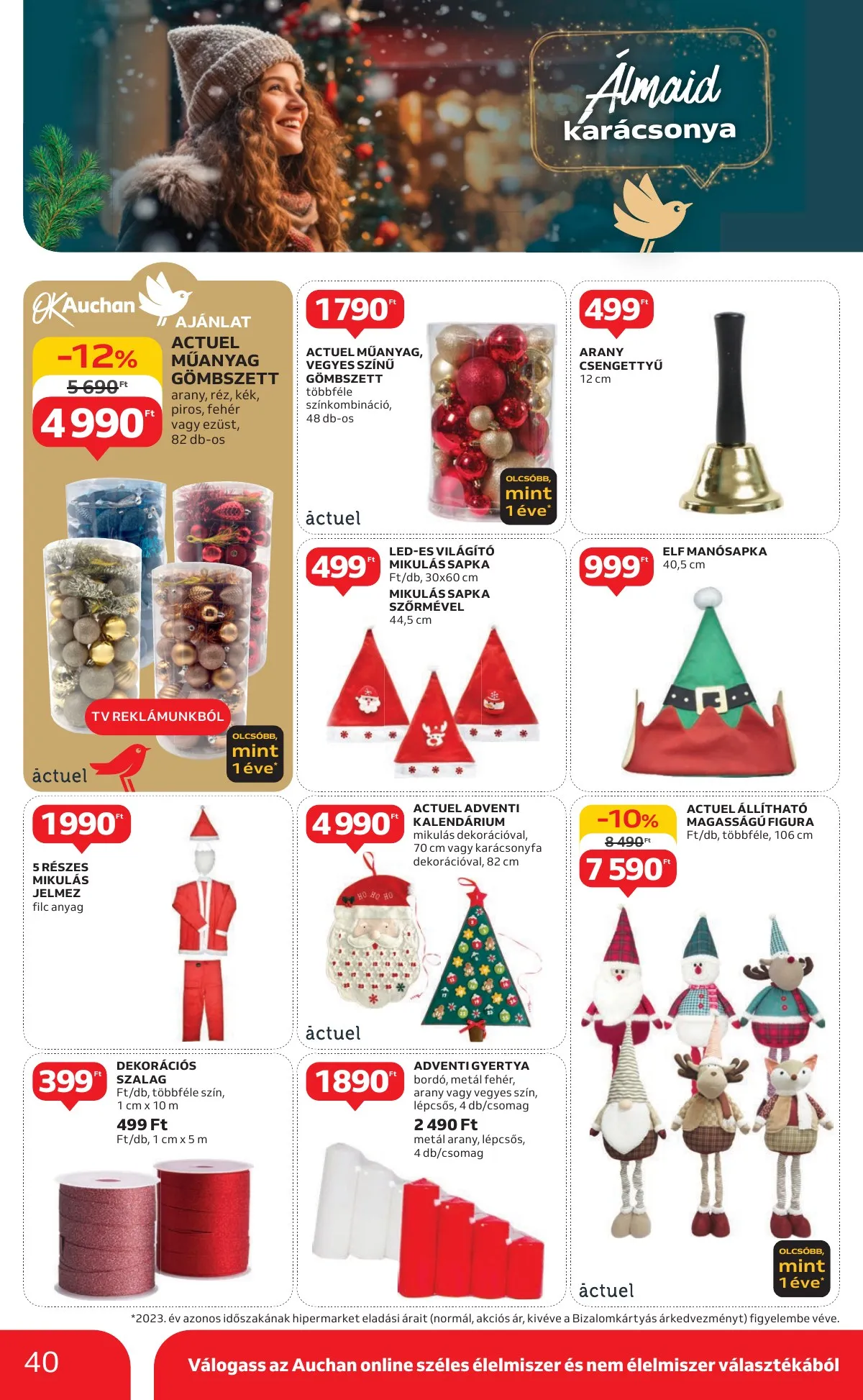 Auchan akciós újság Hipermarket 11.07–11.13 – 40. oldal