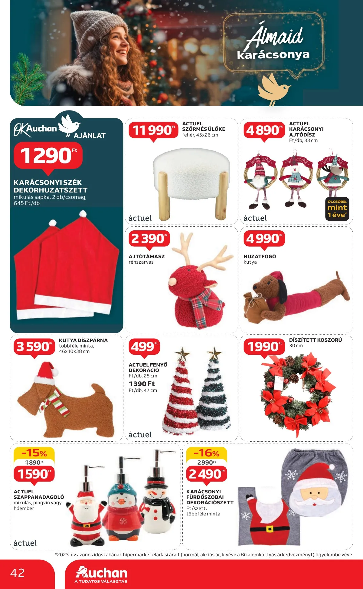 Auchan akciós újság Hipermarket 11.07–11.13 – 42. oldal