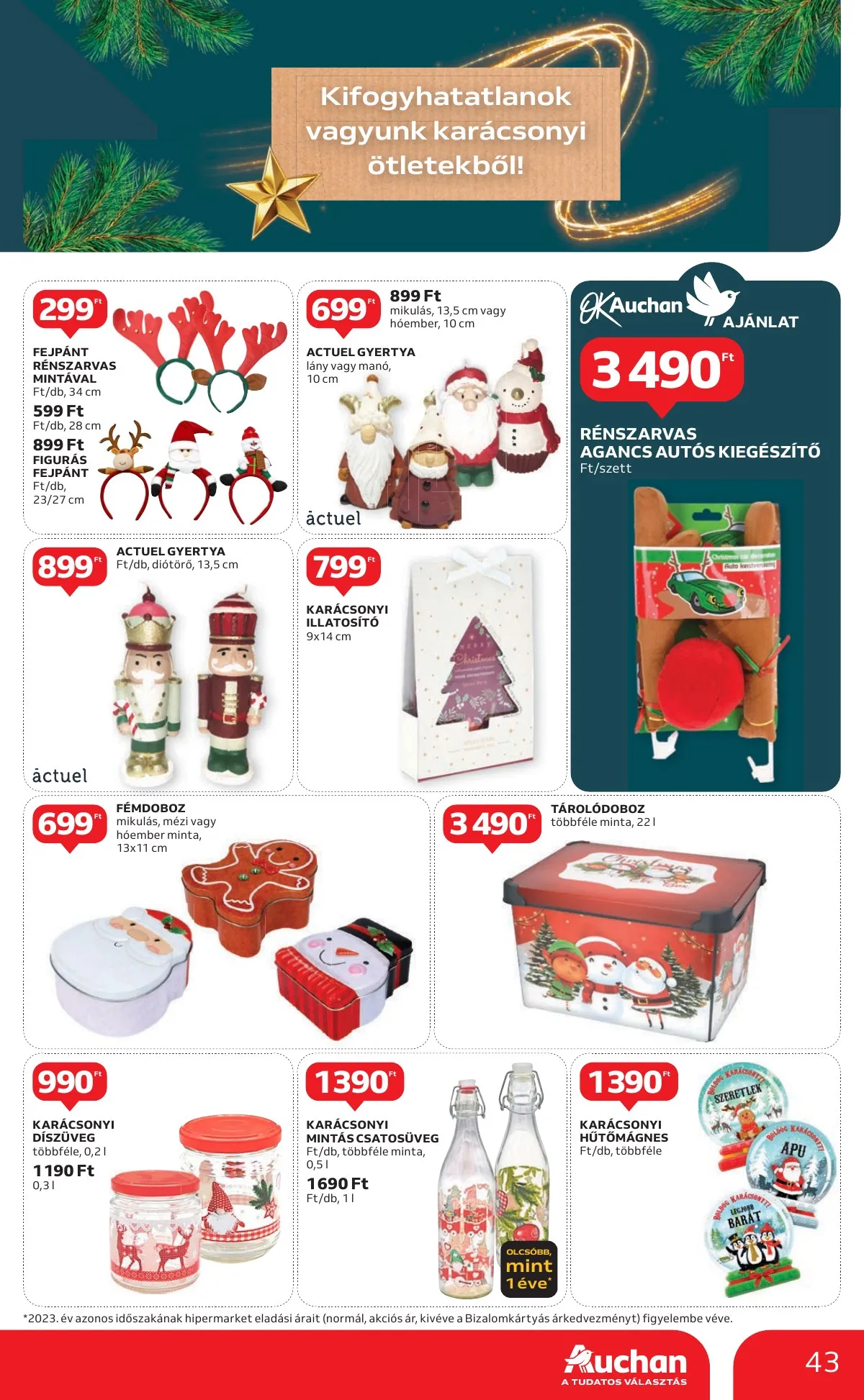 Auchan akciós újság Hipermarket 11.07–11.13 – 43. oldal