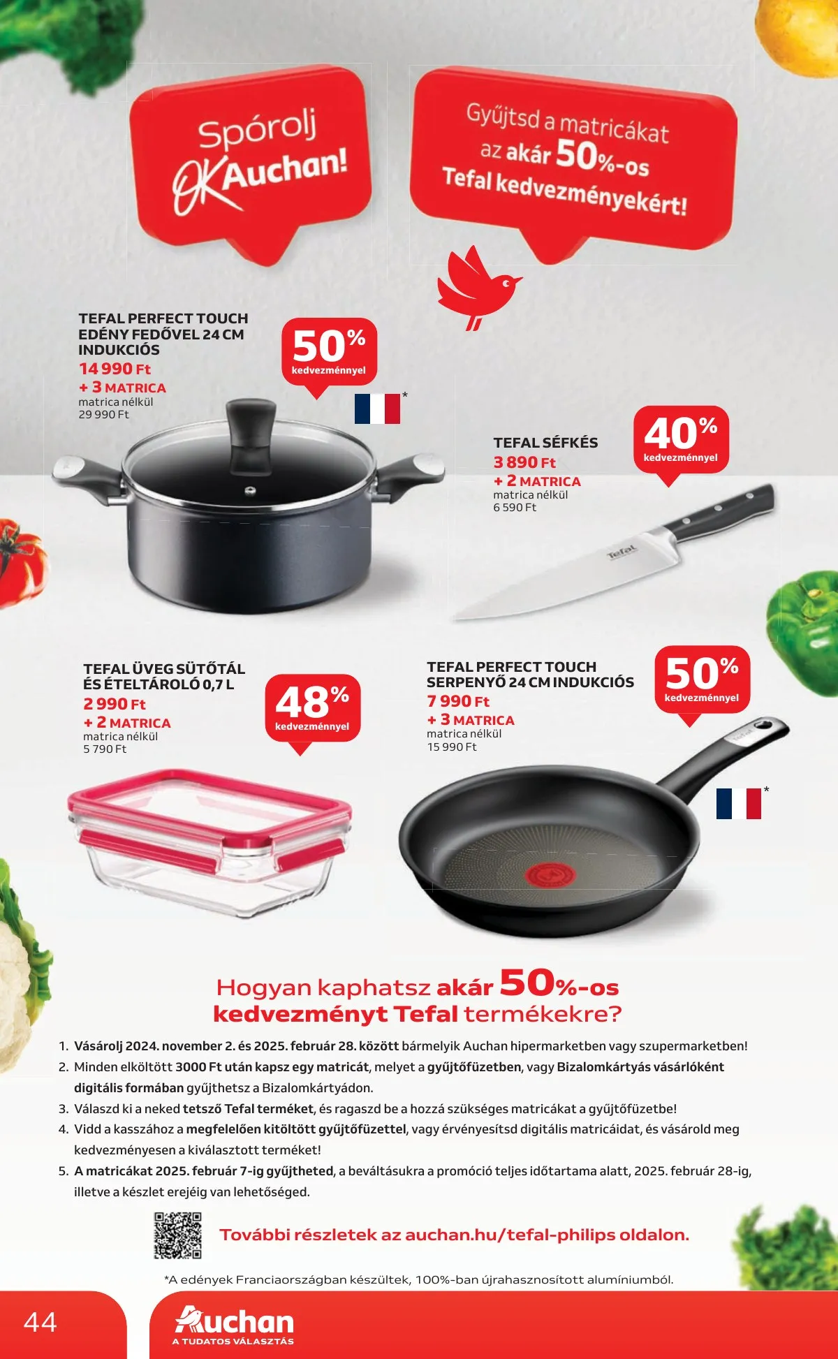 Auchan akciós újság Hipermarket 11.07–11.13 – 44. oldal