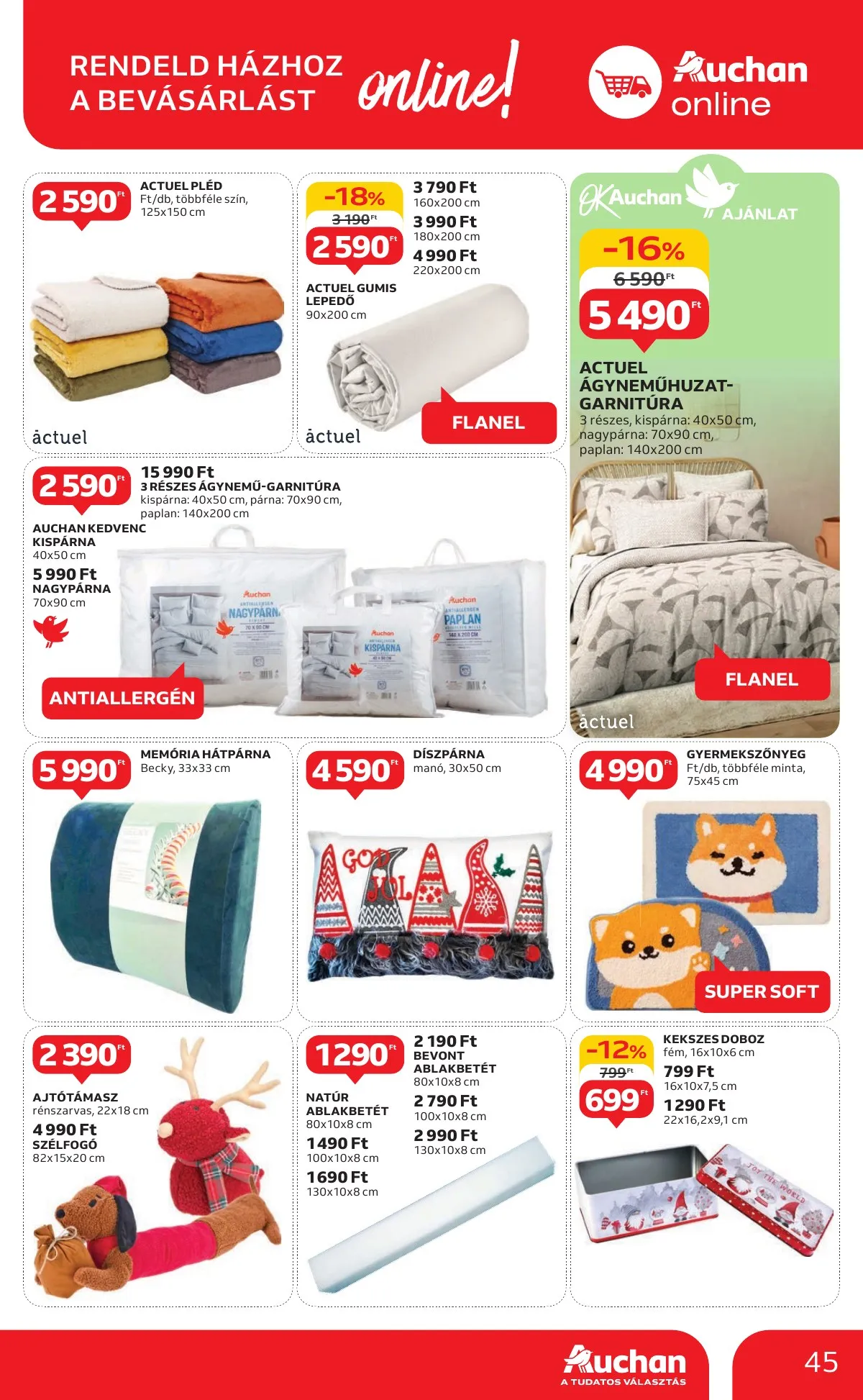 Auchan akciós újság Hipermarket 11.07–11.13 – 45. oldal