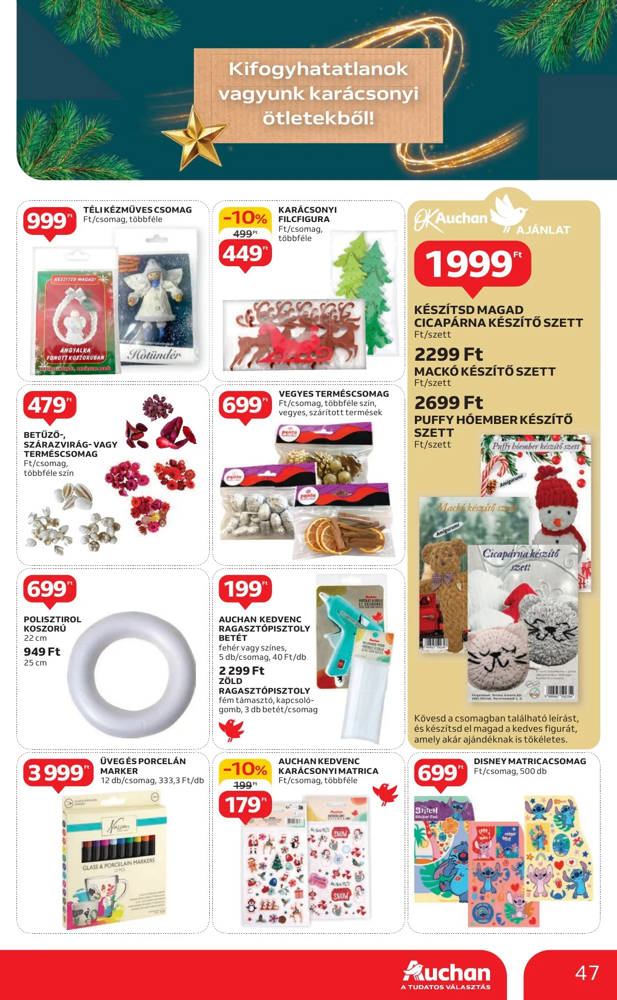 Auchan akciós újság Hipermarket 11.07–11.13 – 47. oldal