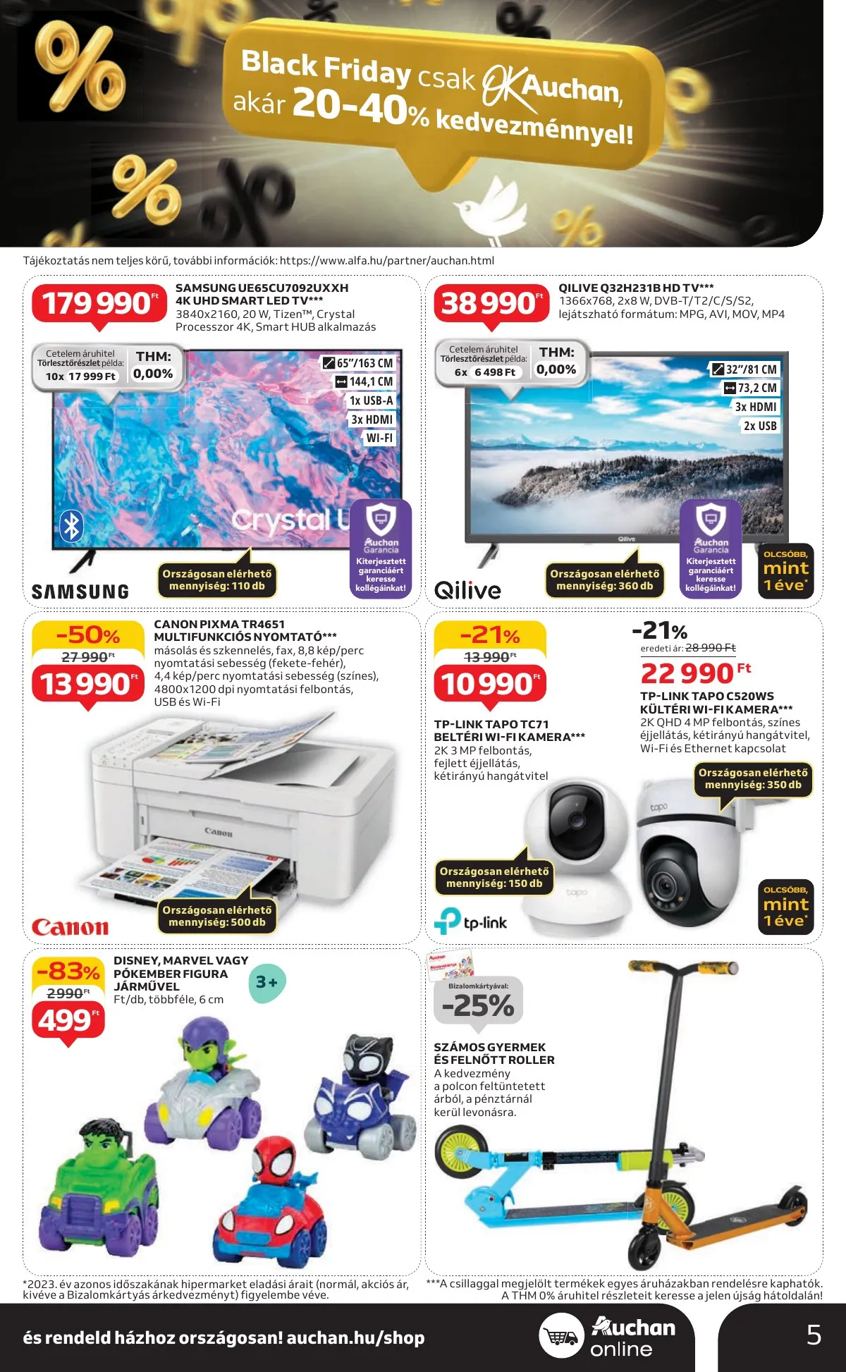 Auchan akciós újság Hipermarket 11.07–11.13 – 5. oldal