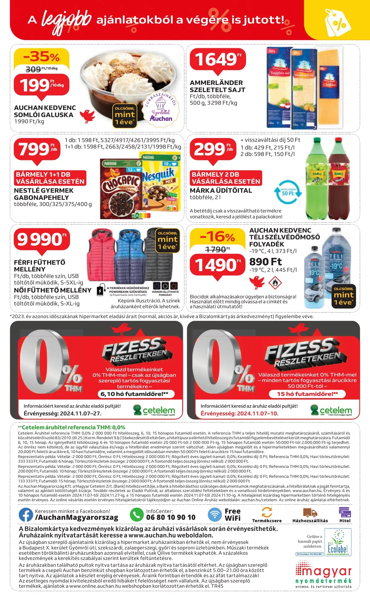 Auchan akciós újság Hipermarket 11.07–11.13 – 56. oldal