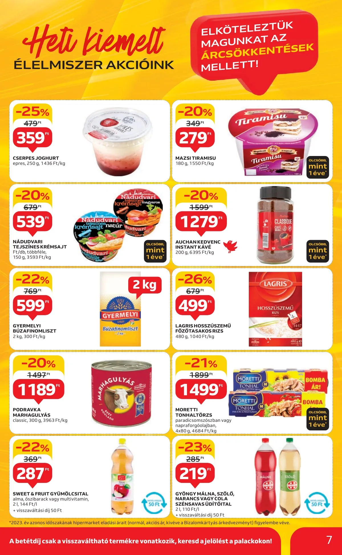 Auchan akciós újság Hipermarket 11.07–11.13 – 7. oldal
