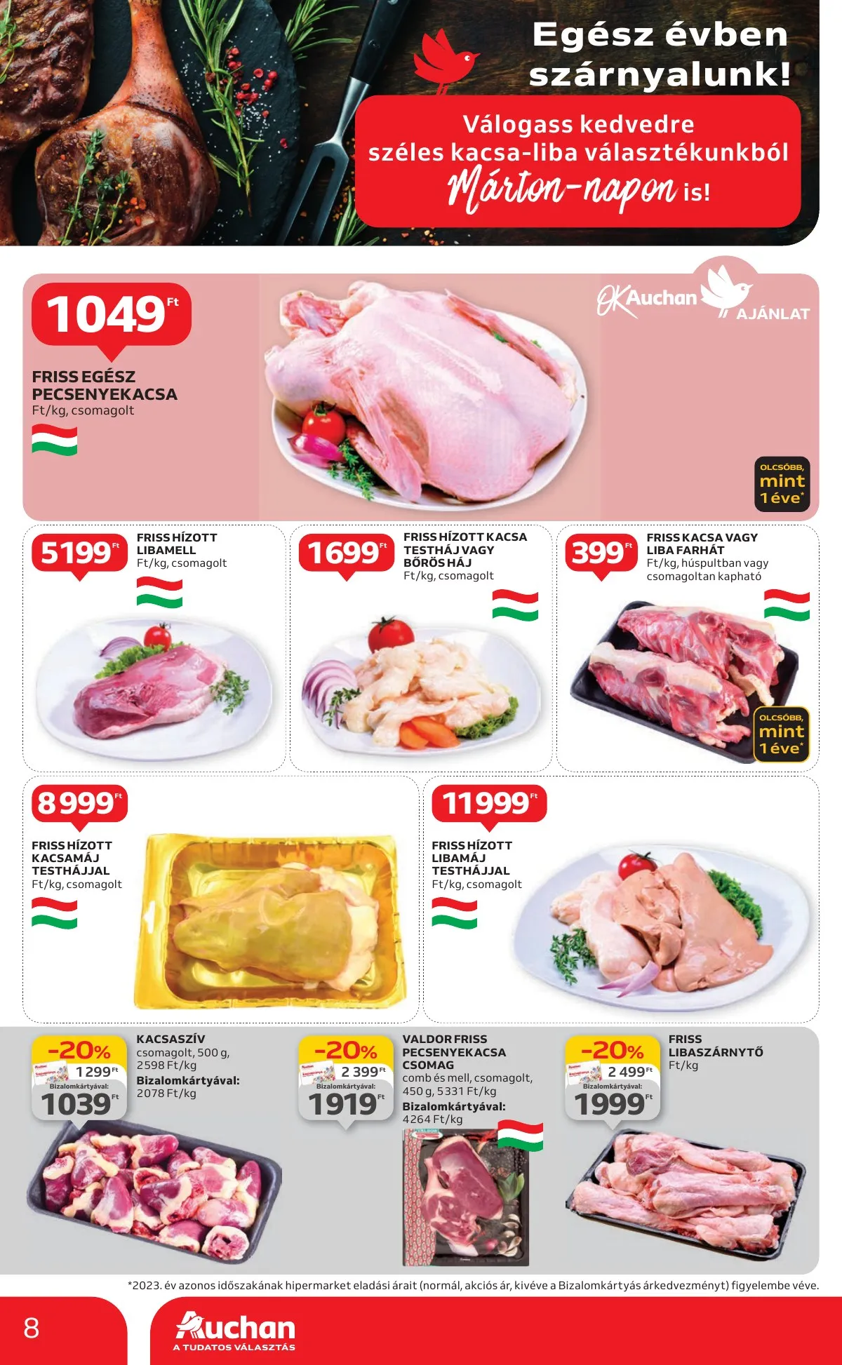 Auchan akciós újság Hipermarket 11.07–11.13 – 8. oldal