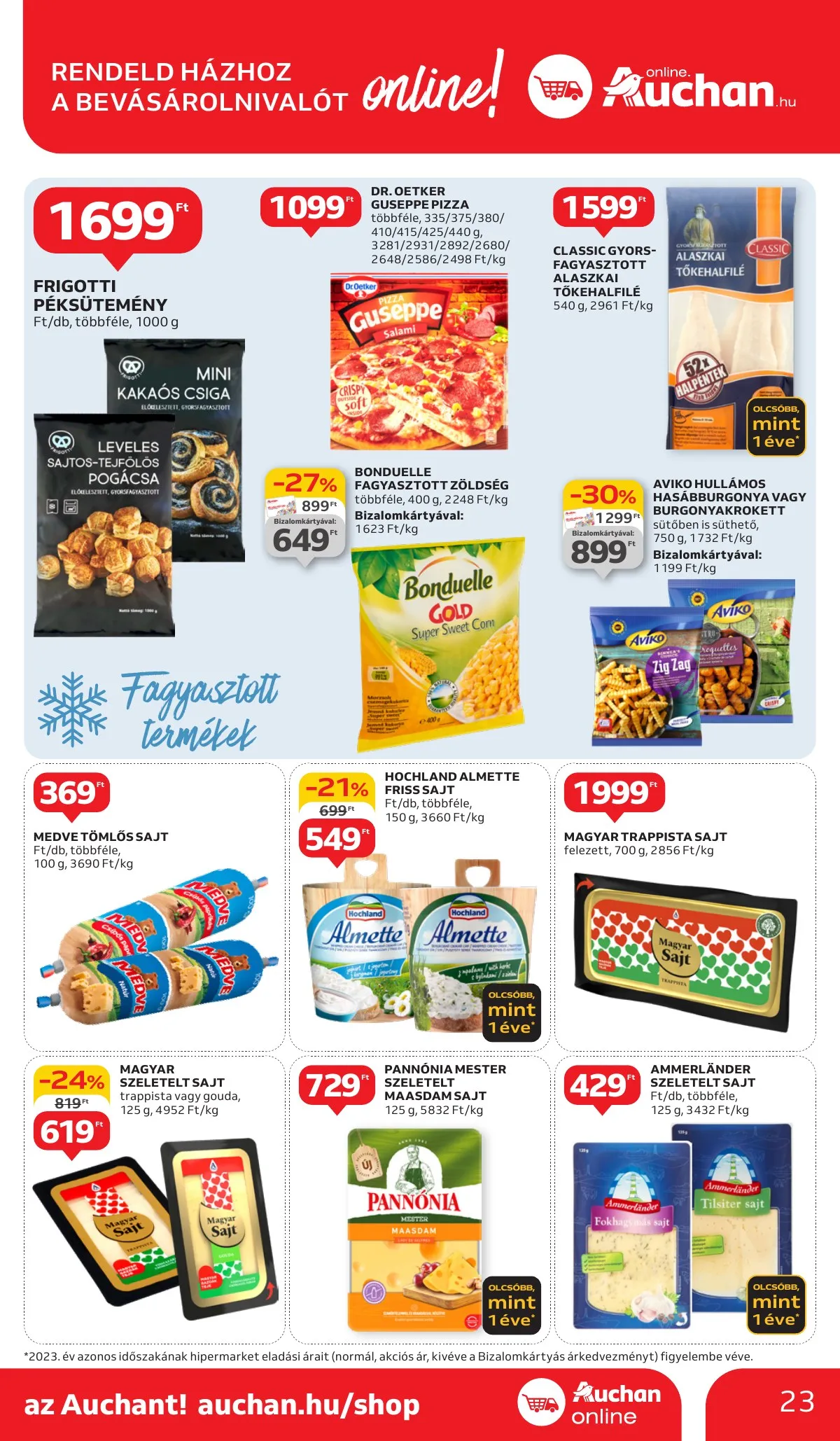 Auchan akciós újság Hipermarket 11.14–11.20 – 23. oldal