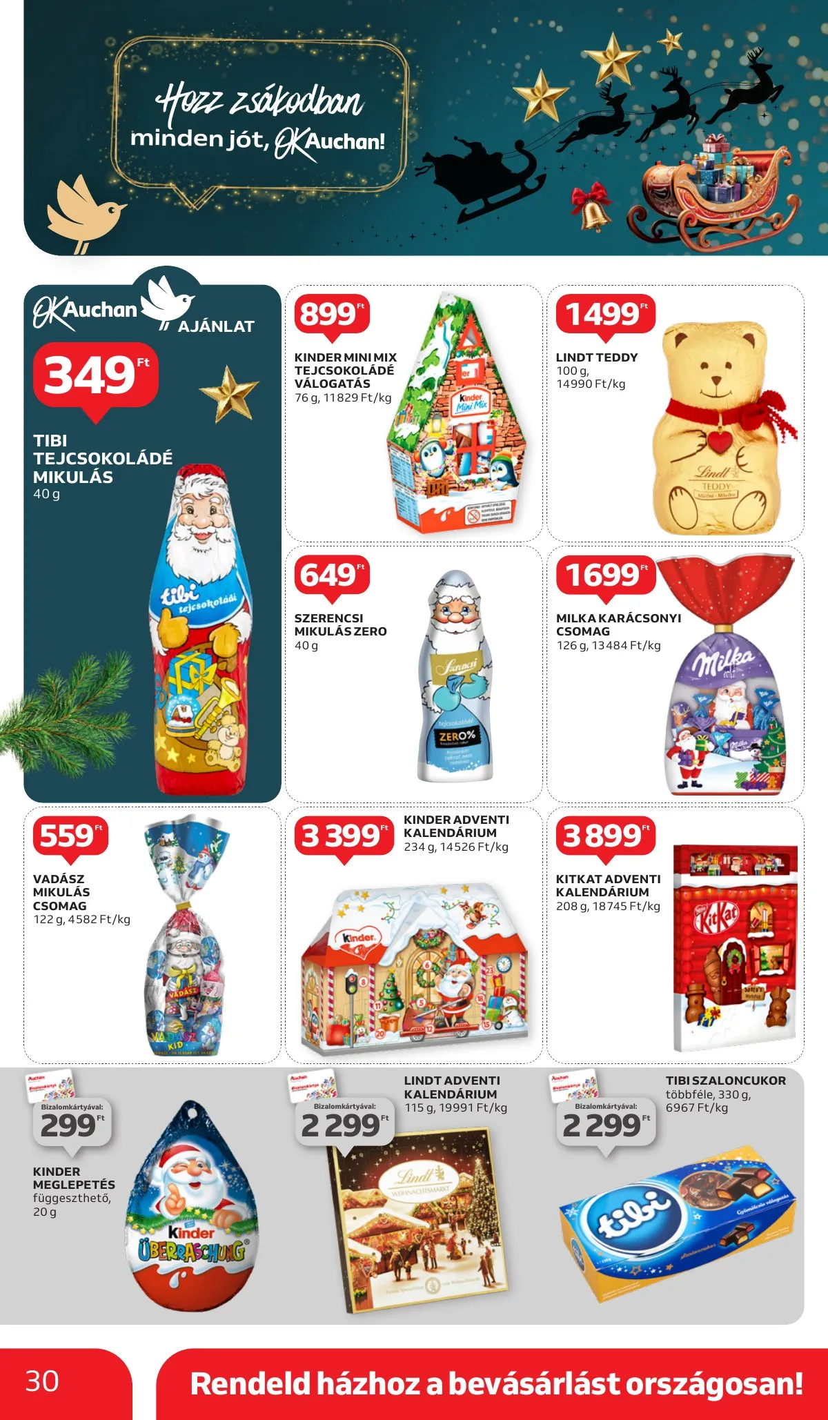 Auchan akciós újság Hipermarket 11.14–11.20 – 30. oldal