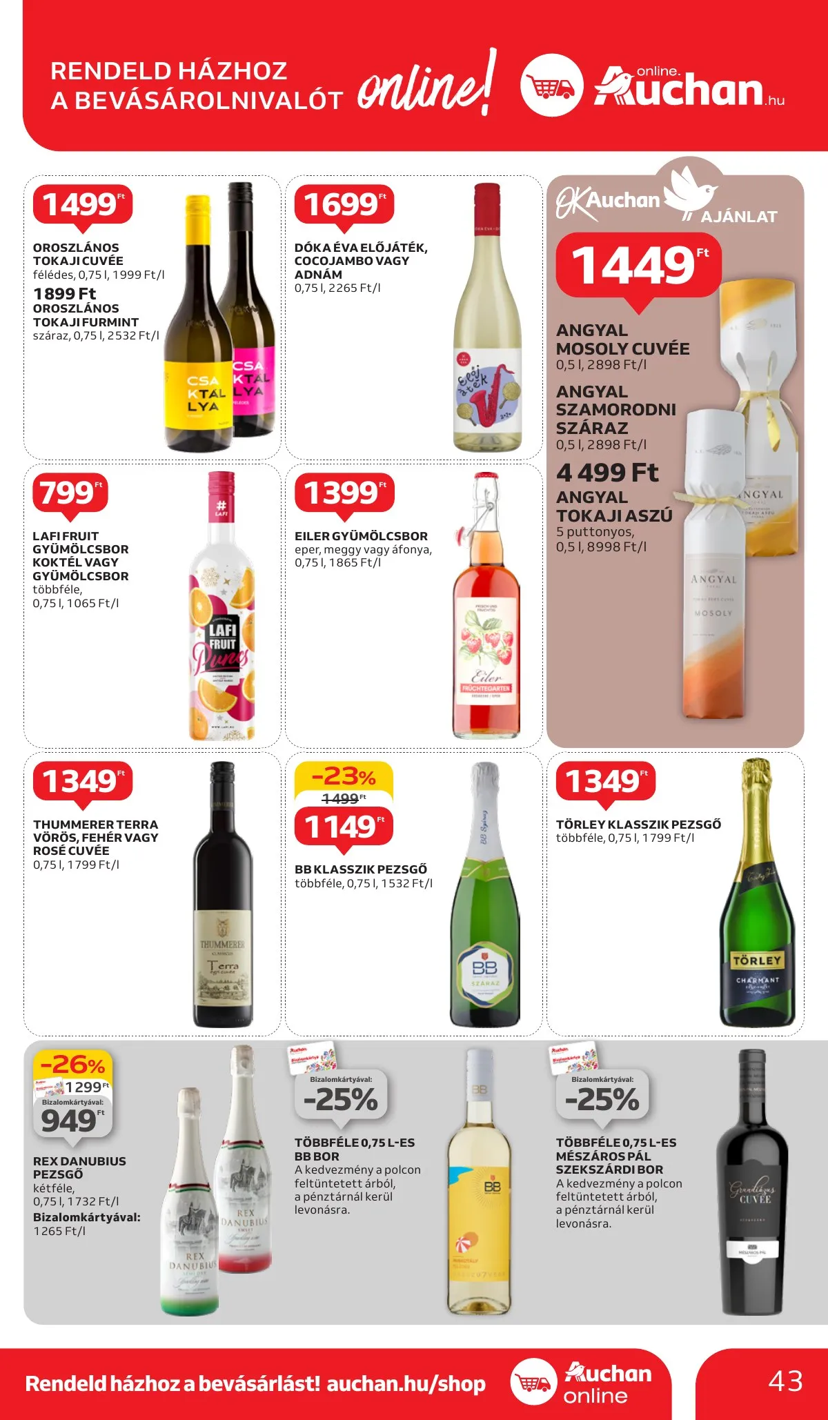 Auchan akciós újság Hipermarket 11.14–11.20 – 43. oldal