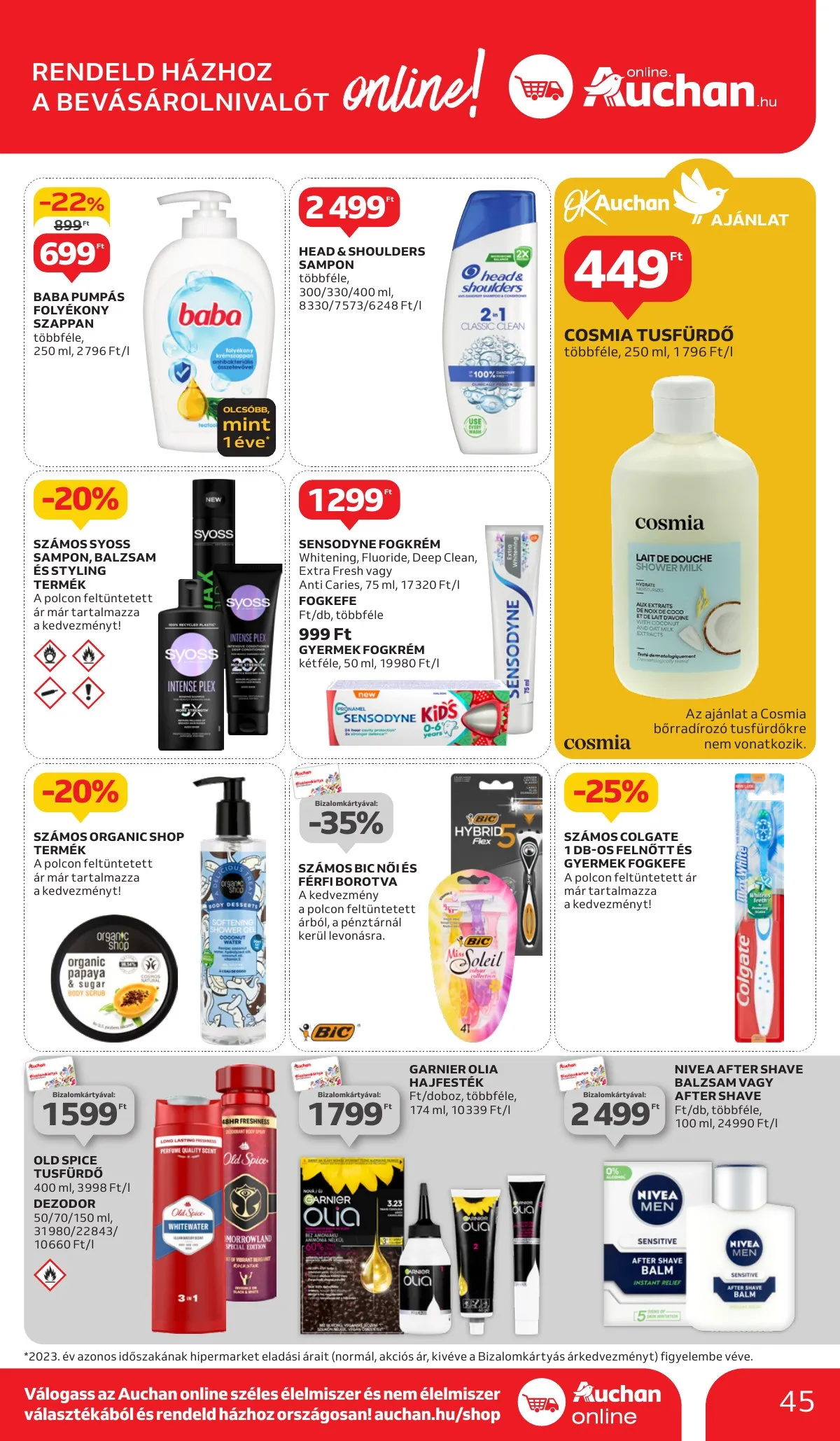 Auchan akciós újság Hipermarket 11.14–11.20 – 45. oldal