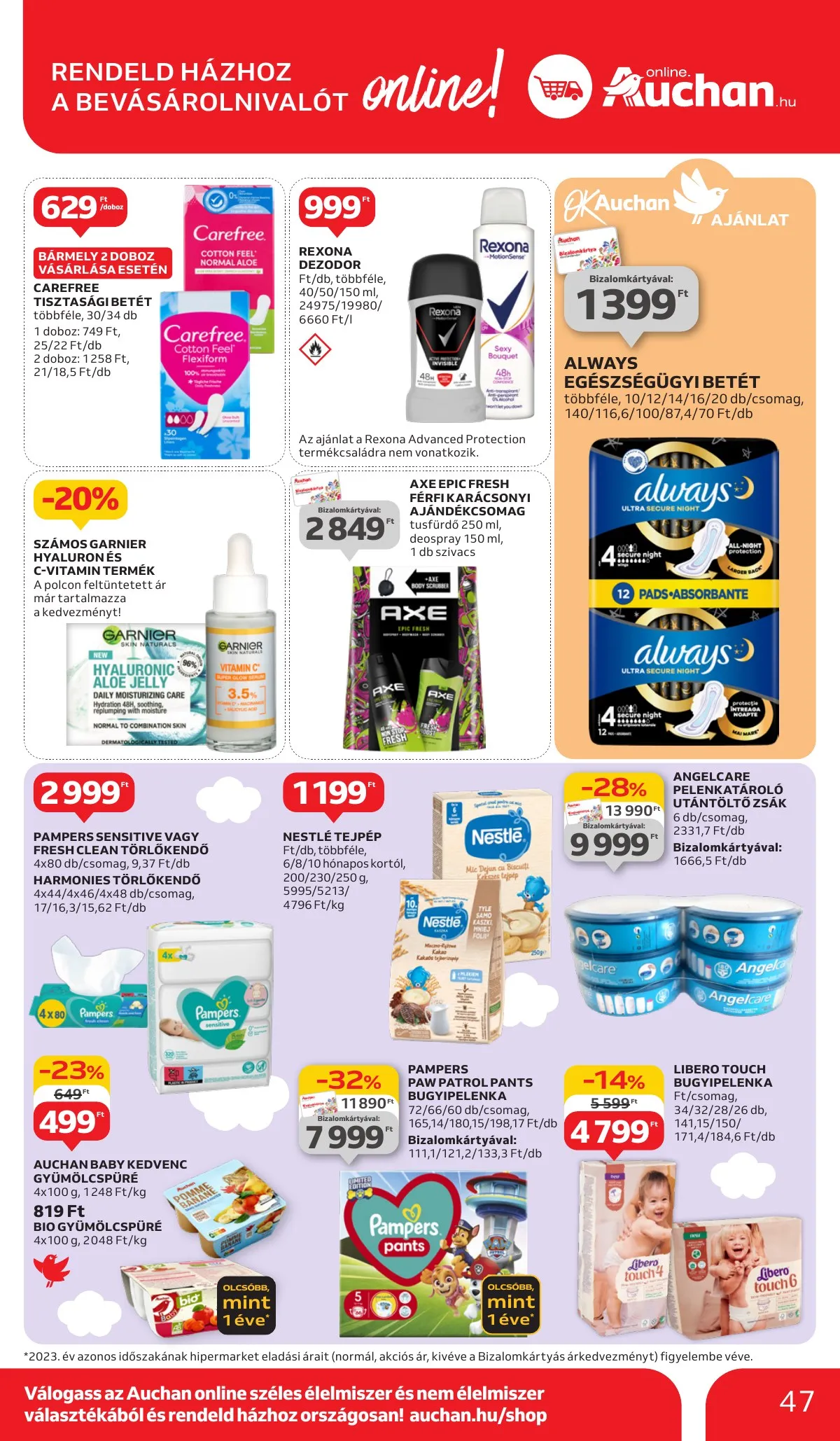 Auchan akciós újság Hipermarket 11.14–11.20 – 47. oldal