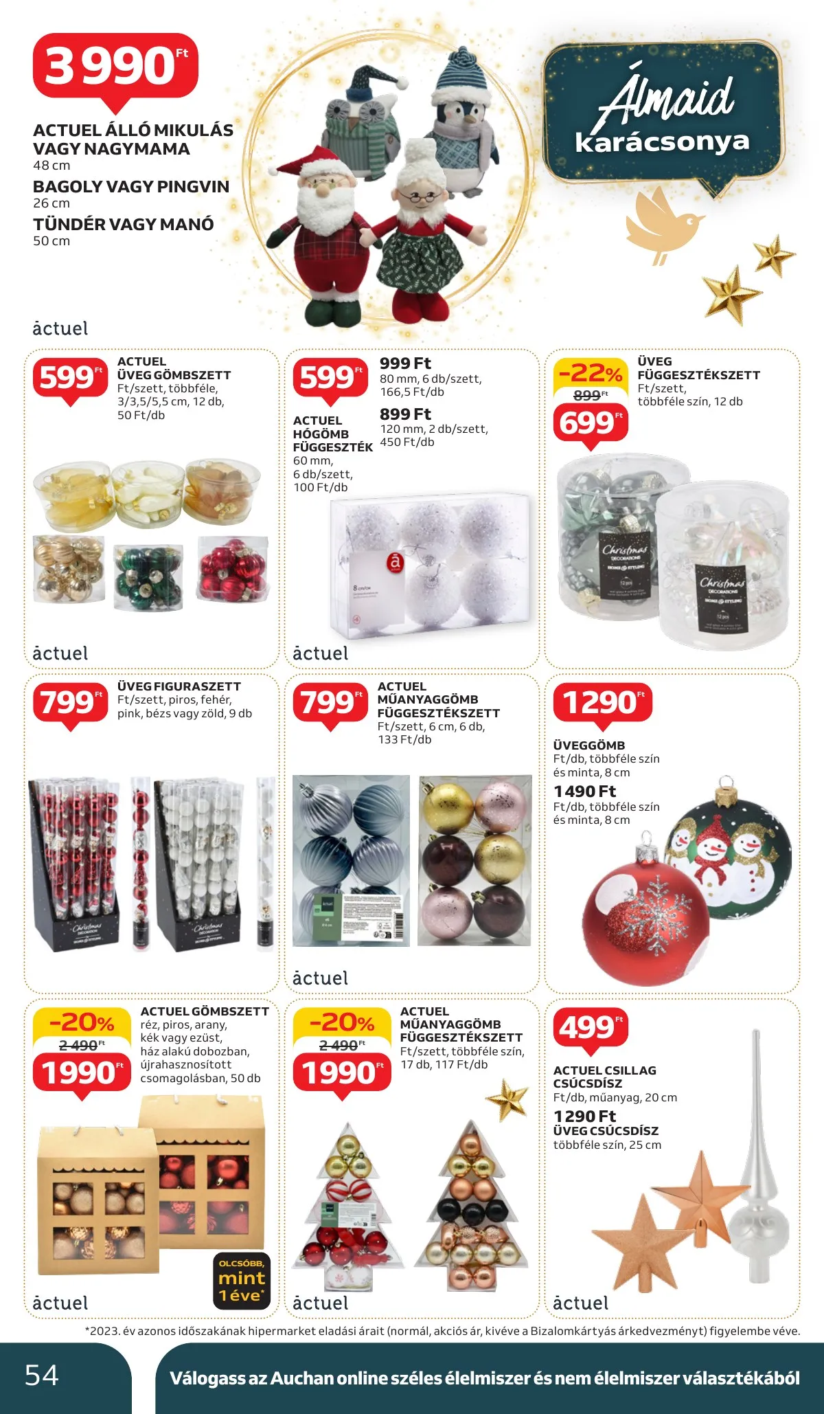 Auchan akciós újság Hipermarket 11.14–11.20 – 54. oldal