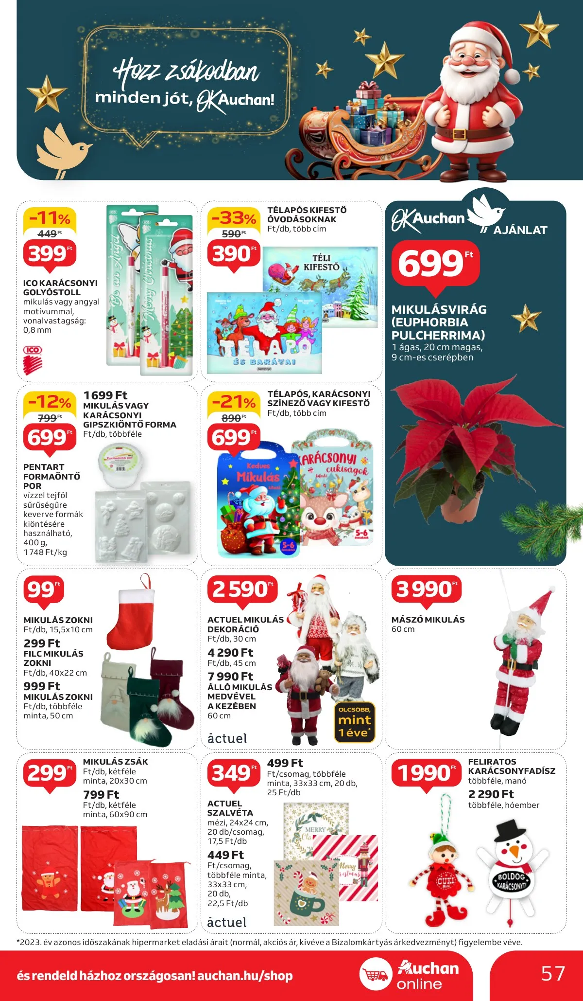 Auchan akciós újság Hipermarket 11.14–11.20 – 57. oldal