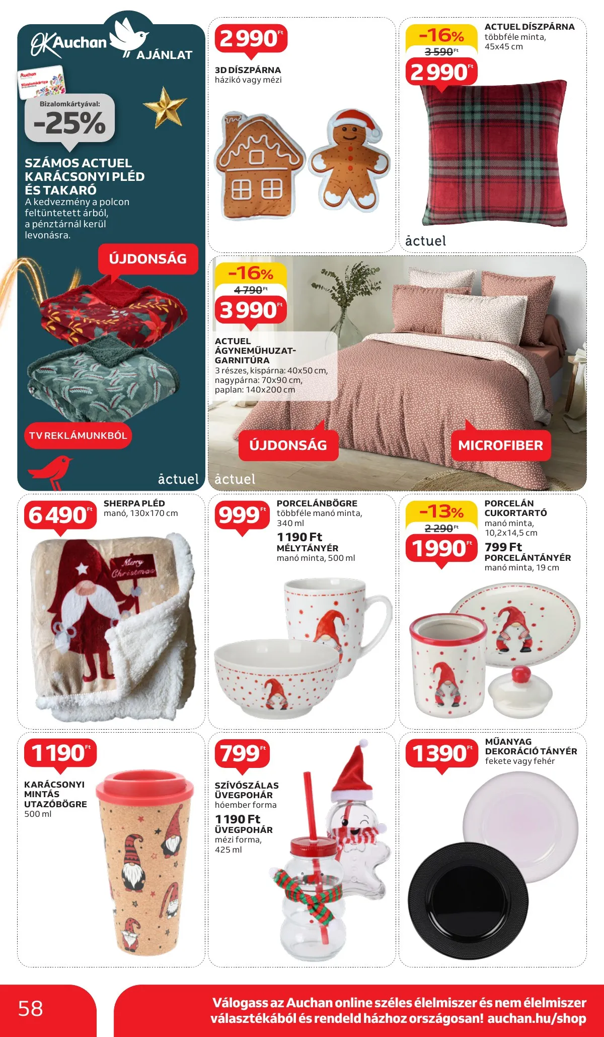 Auchan akciós újság Hipermarket 11.14–11.20 – 58. oldal