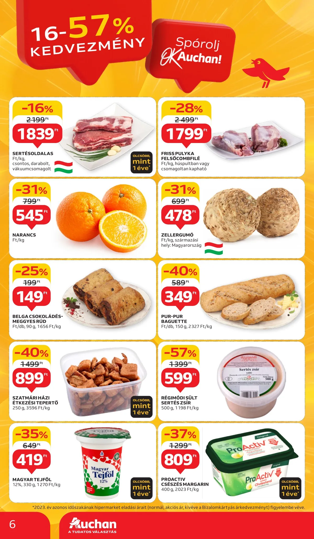 Auchan akciós újság Hipermarket 11.14–11.20 – 6. oldal