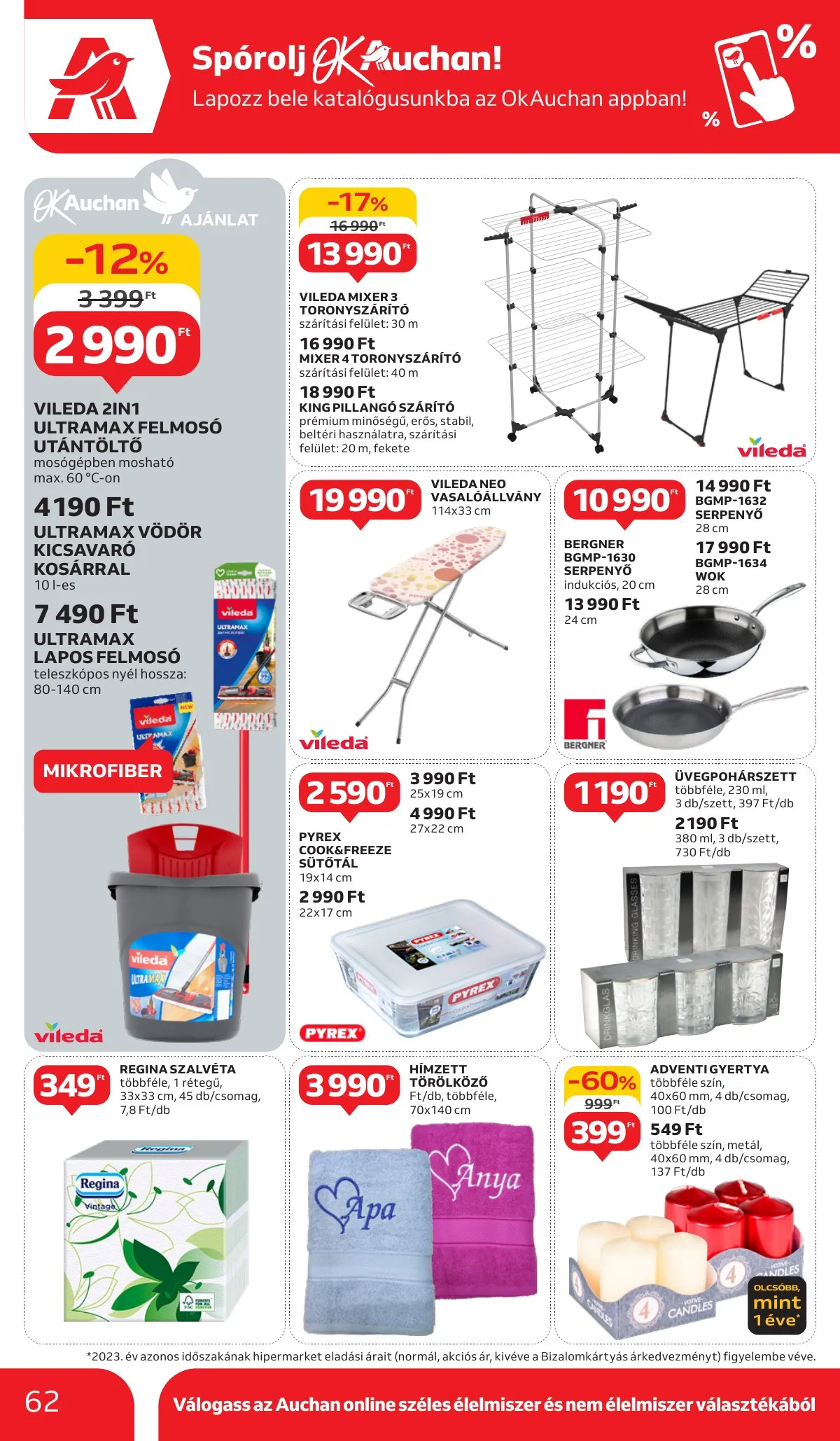 Auchan akciós újság Hipermarket 11.14–11.20 – 62. oldal
