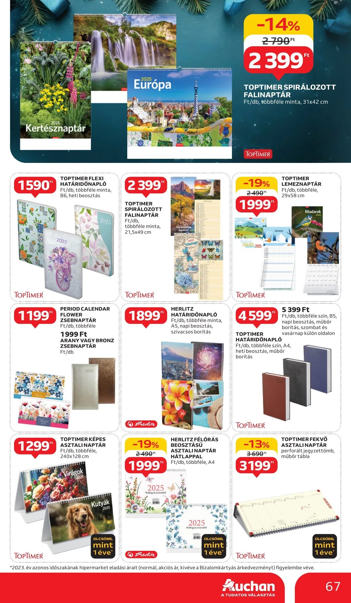 Auchan akciós újság Hipermarket 11.14–11.20 – 67. oldal